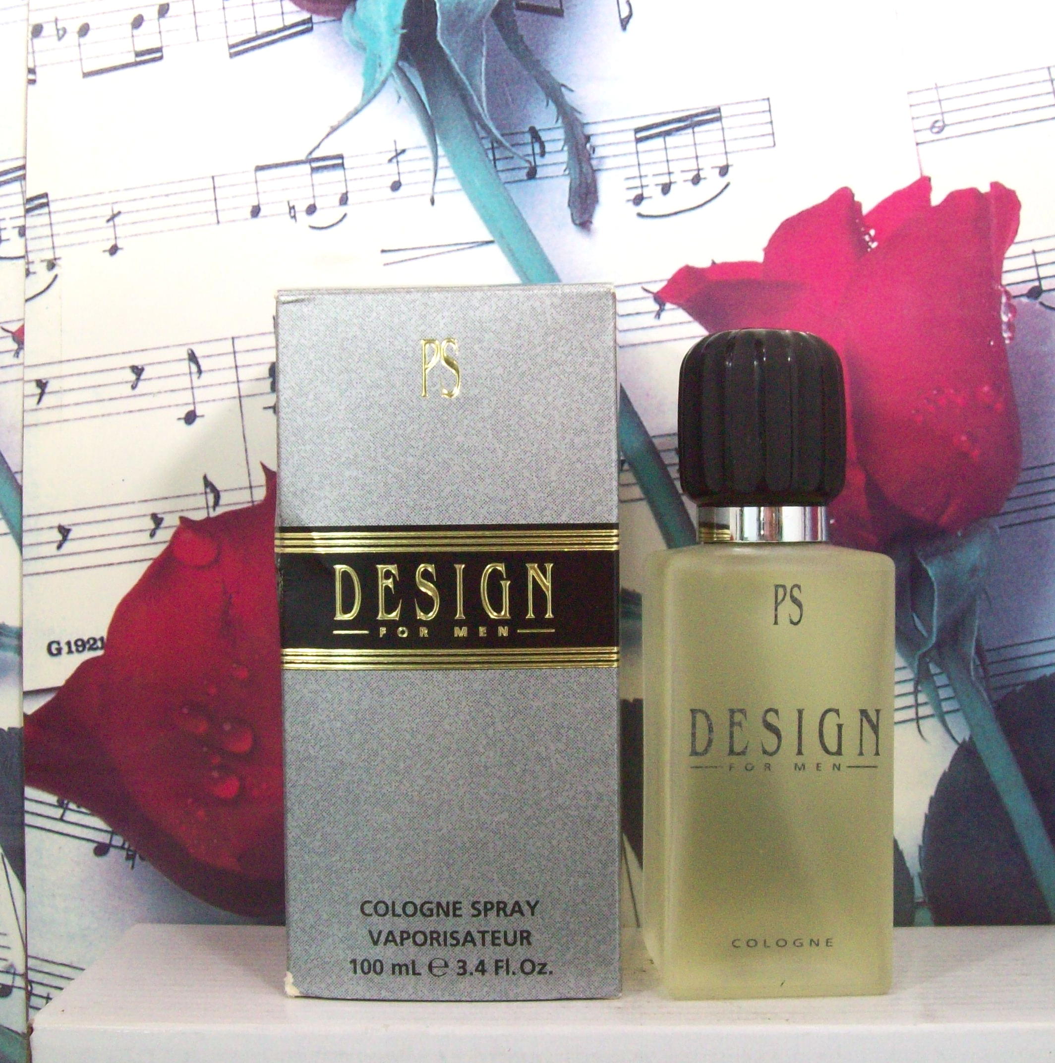PS Design For Men 3.4 OZ Cologne Spray bottle front view