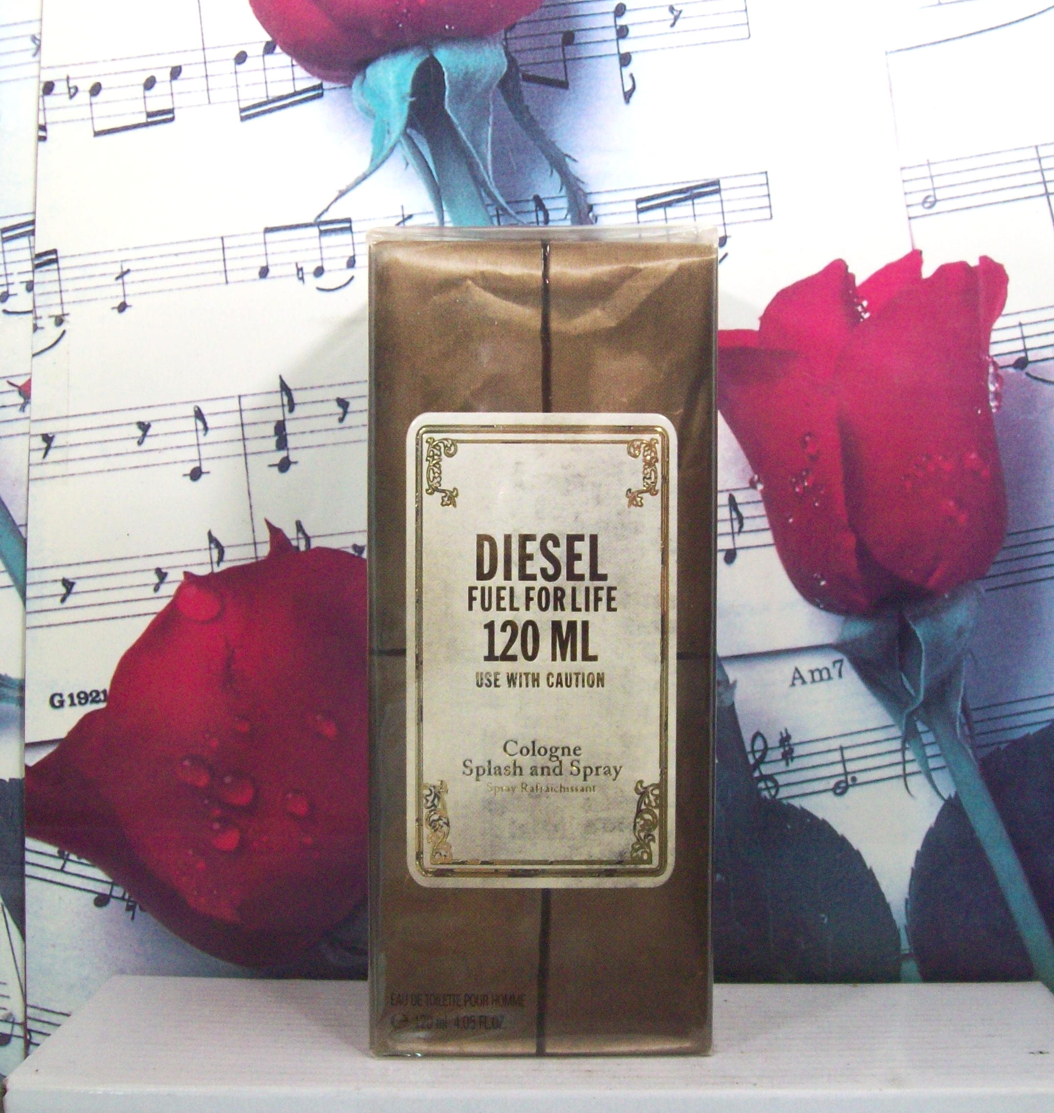 Diesel Fuel For Life 4.05 OZ cologne bottle front view