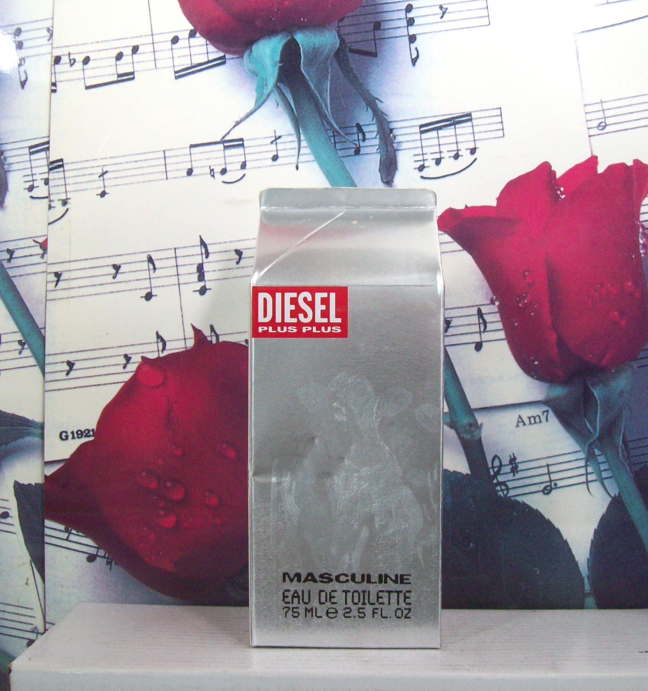 Diesel Plus Plus Masculine 2.5 OZ EDT Spray bottle front view