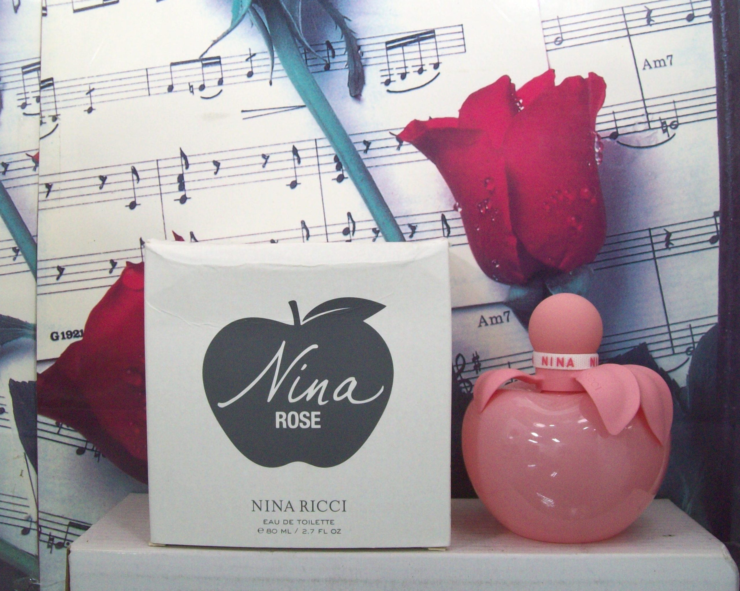 Nina Ricci Nina Rose 2.7 OZ EDT Spray bottle front view