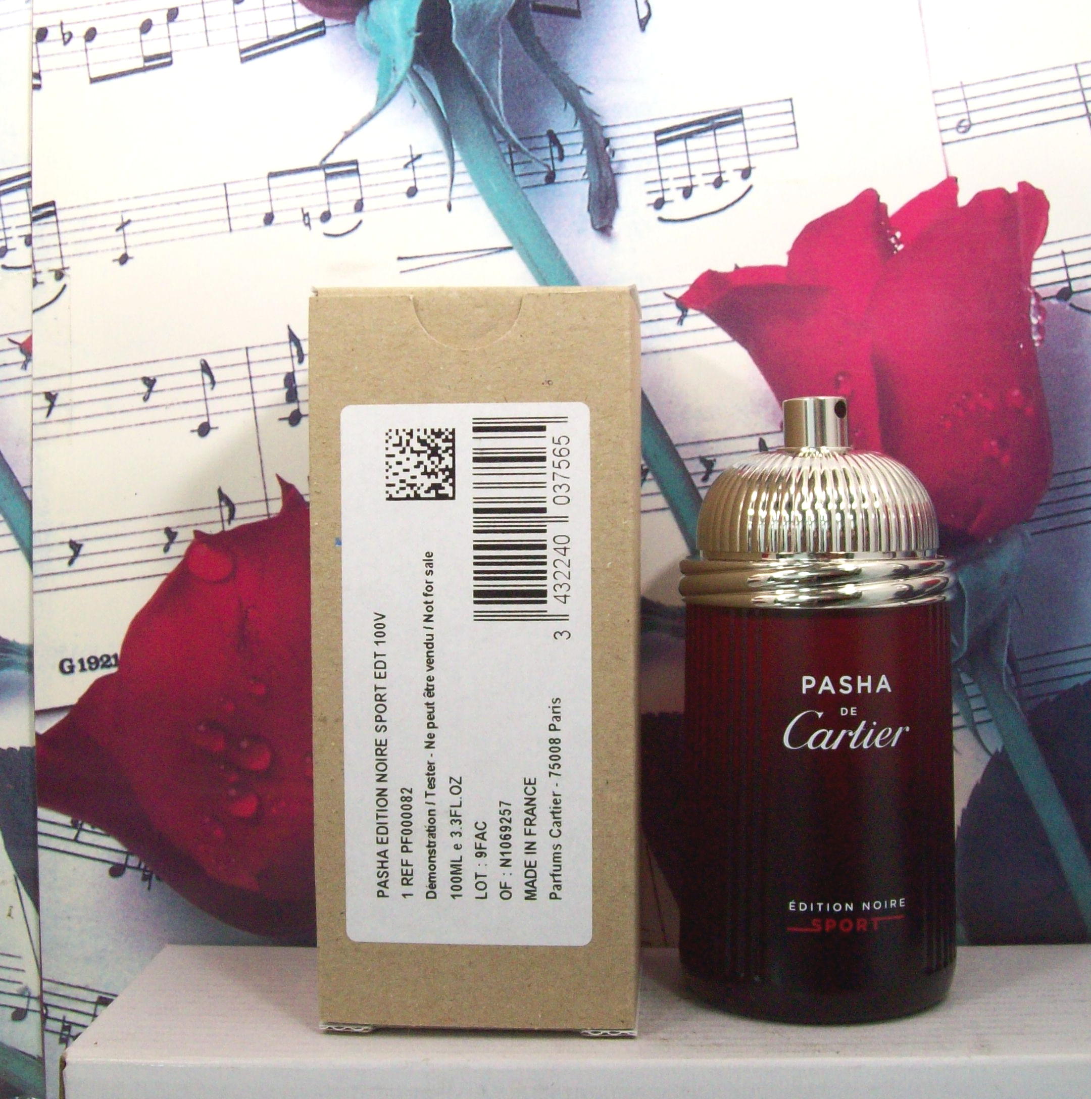 Cartier Pasha Edition Noire Sport EDT Spray 3.3 OZ bottle
