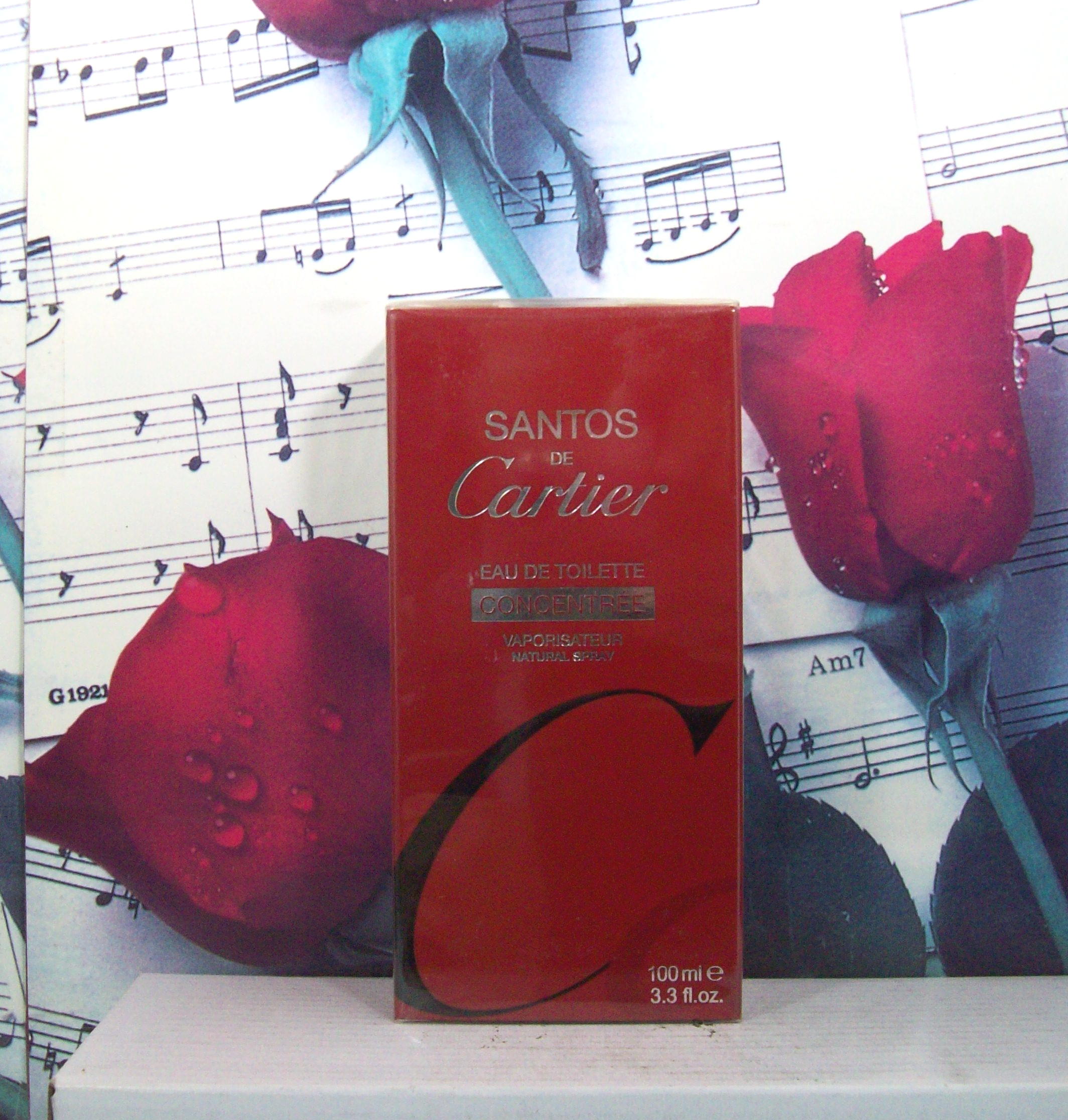 Santos De Cartier Concentree 3.3 OZ EDT Spray bottle