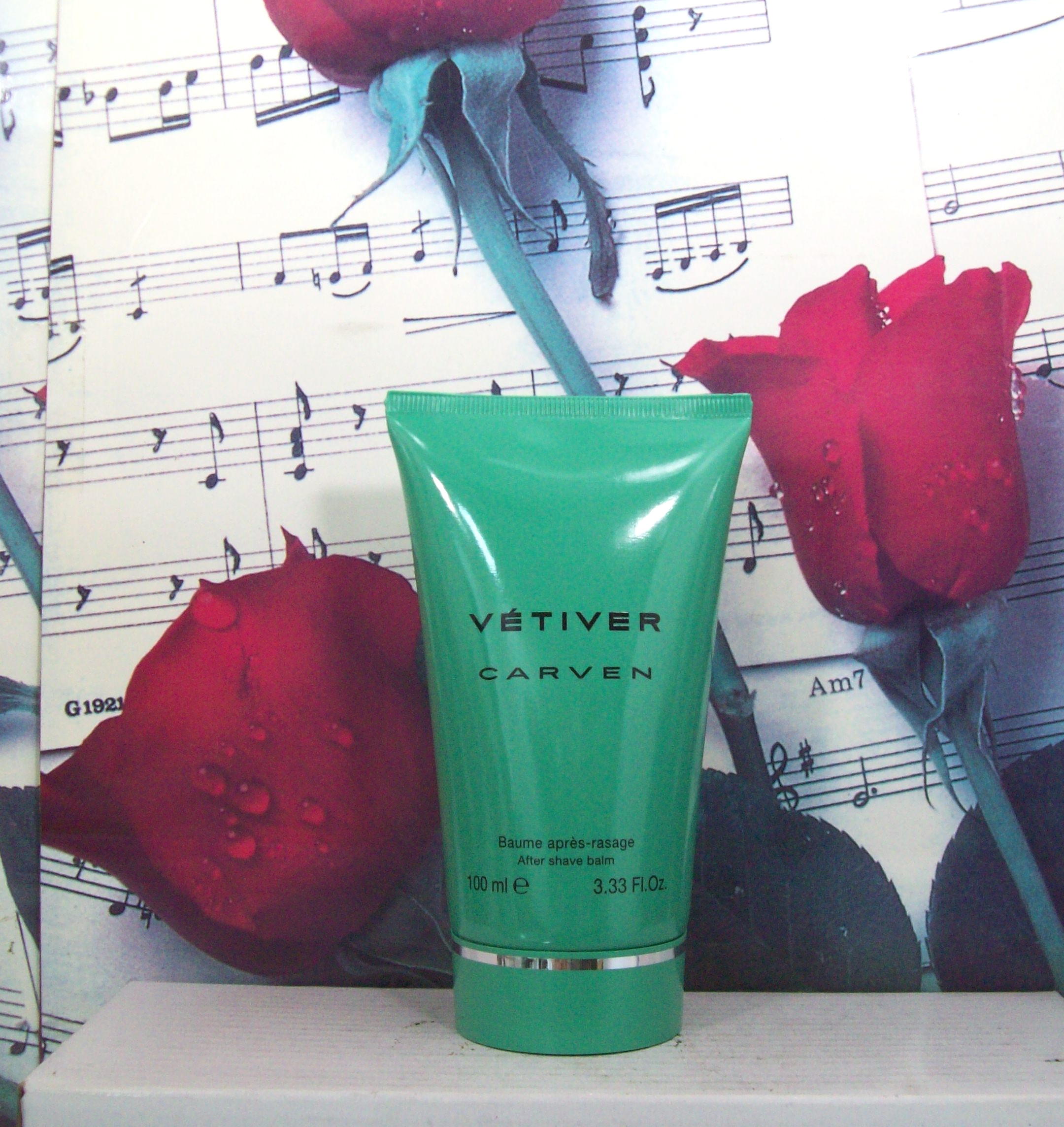 Carven Vetiver After Shave Balm 3.33 OZ bottle front view