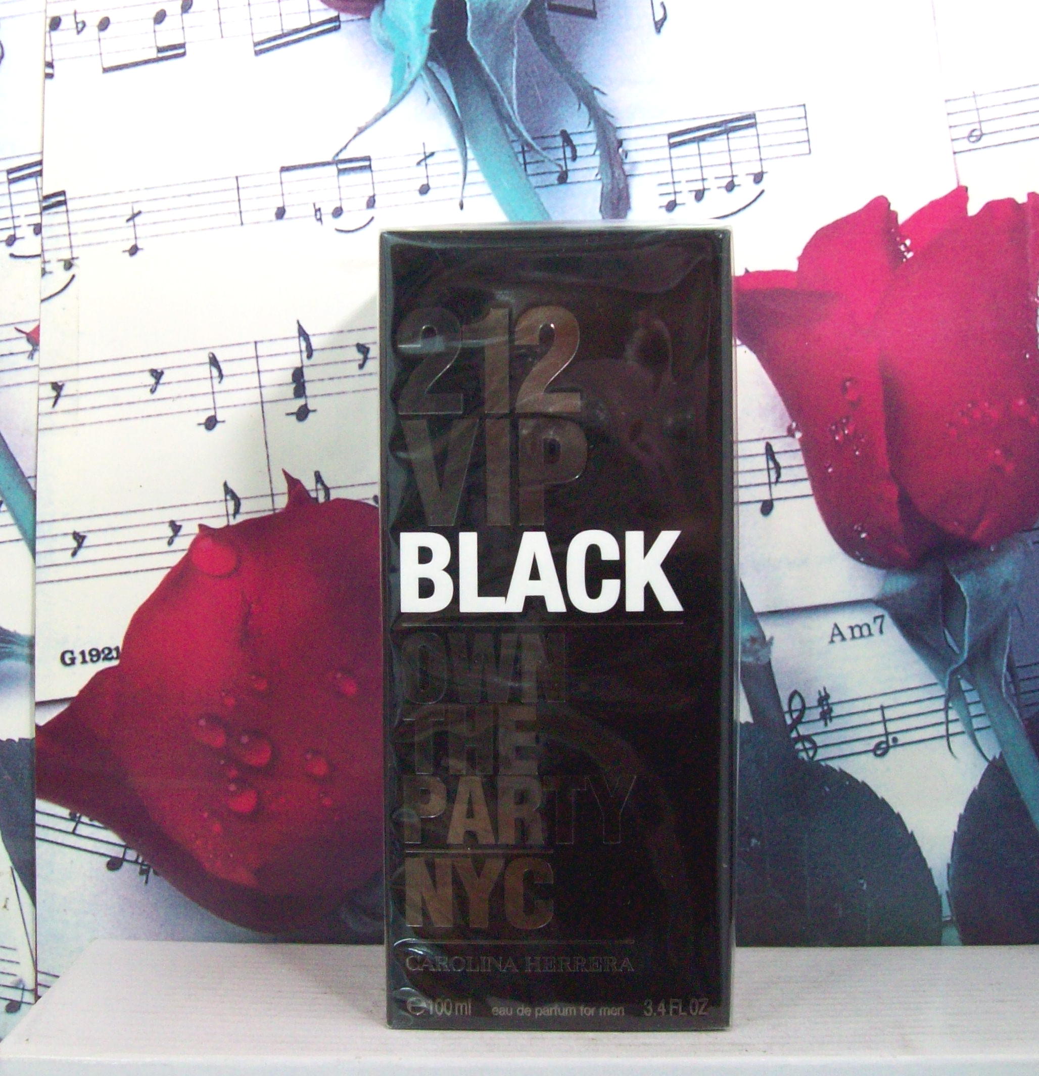212 VIP Black Own The Party NYC EDP bottle front view