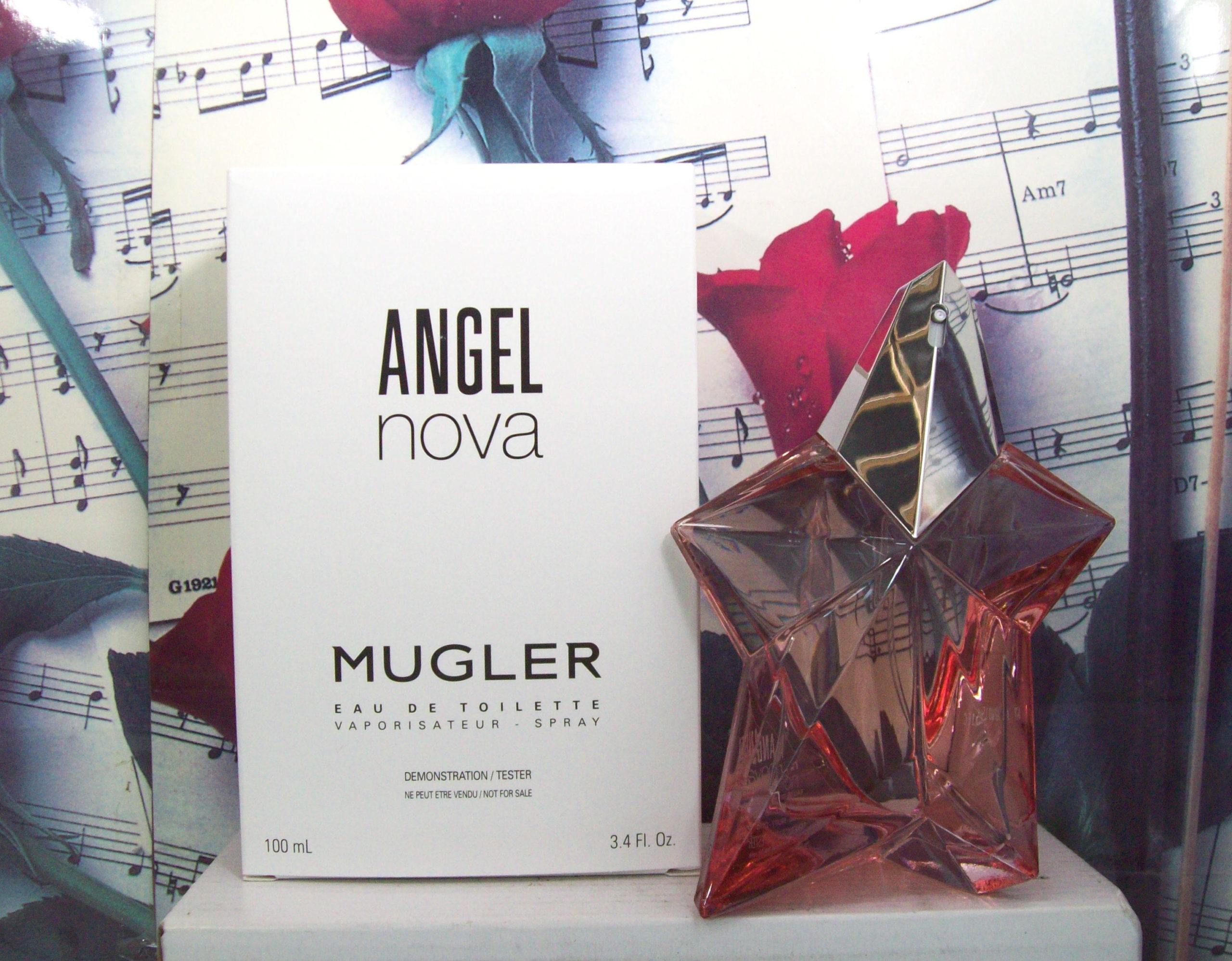 Angel Nova EDT Spray Mugler 3.4 FL OZ perfume bottle front view