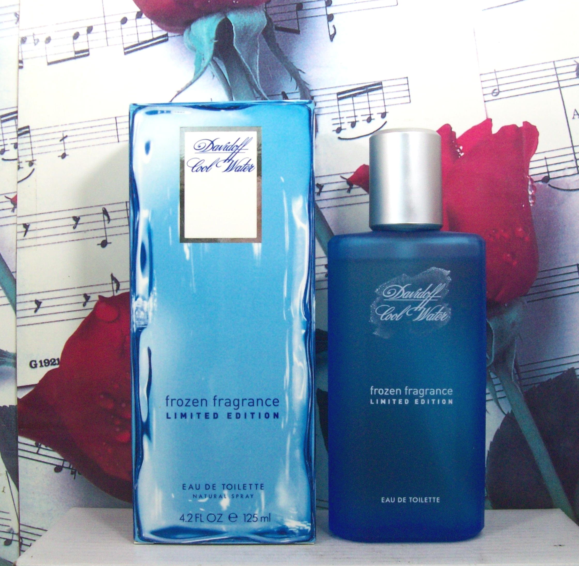 Davidoff Cool Water Frozen EDT 4.2 OZ bottle front view