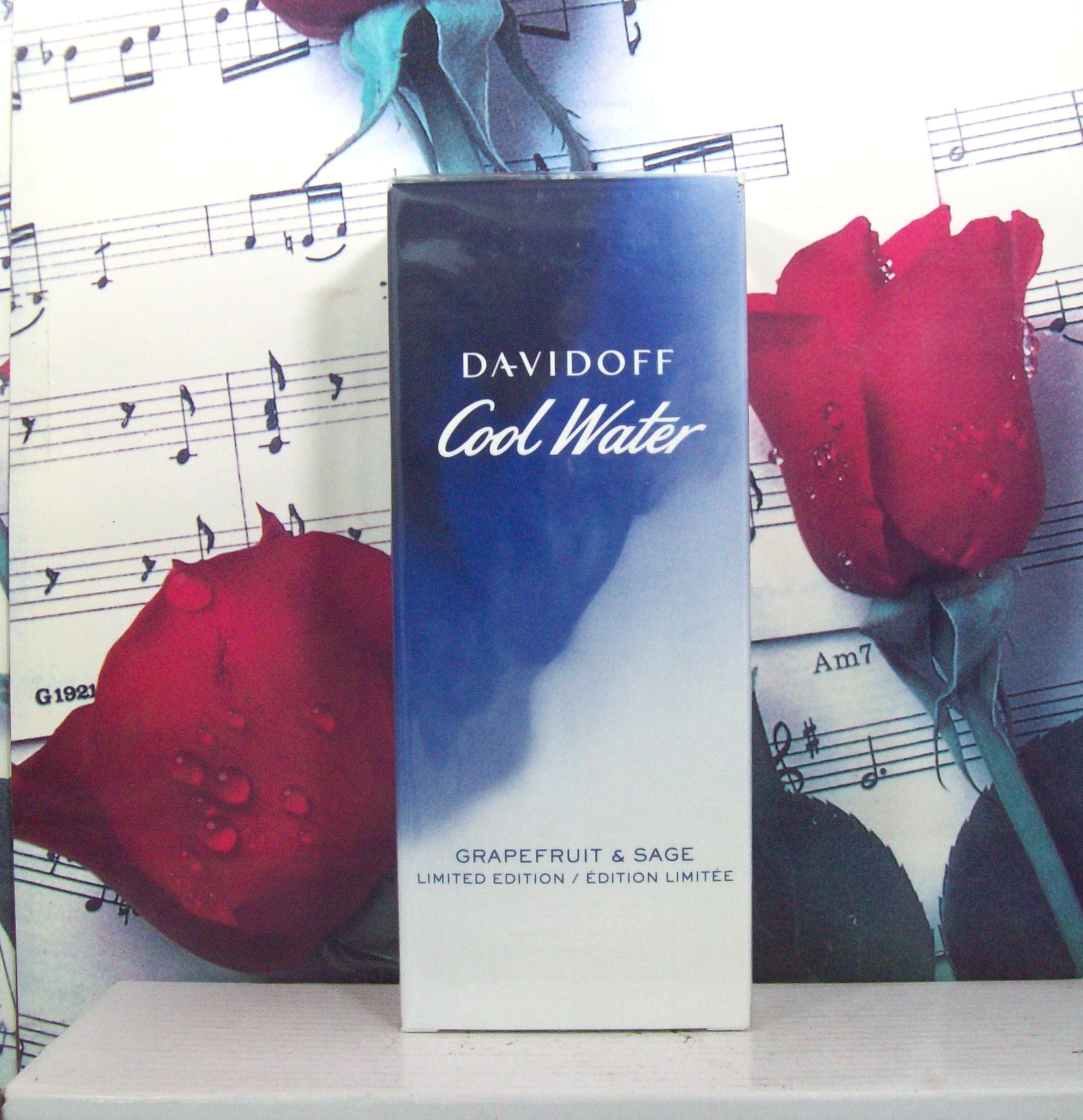 Davidoff Cool Water Grapefruit & Sage 4.2 OZ EDT Spray bottle front view
