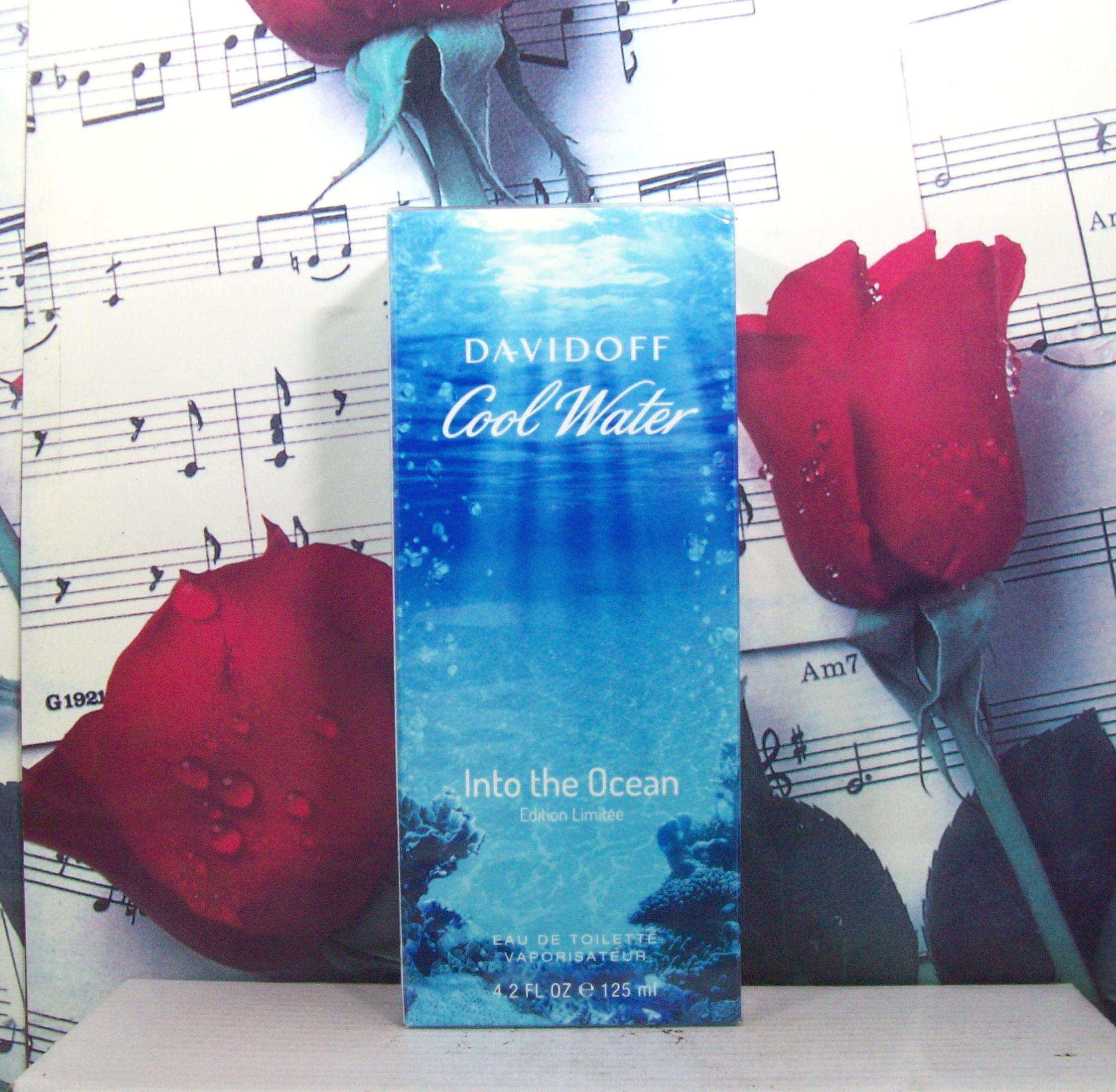 Davidoff Cool Water Into The Ocean EDT 4.2 OZ front view bottle