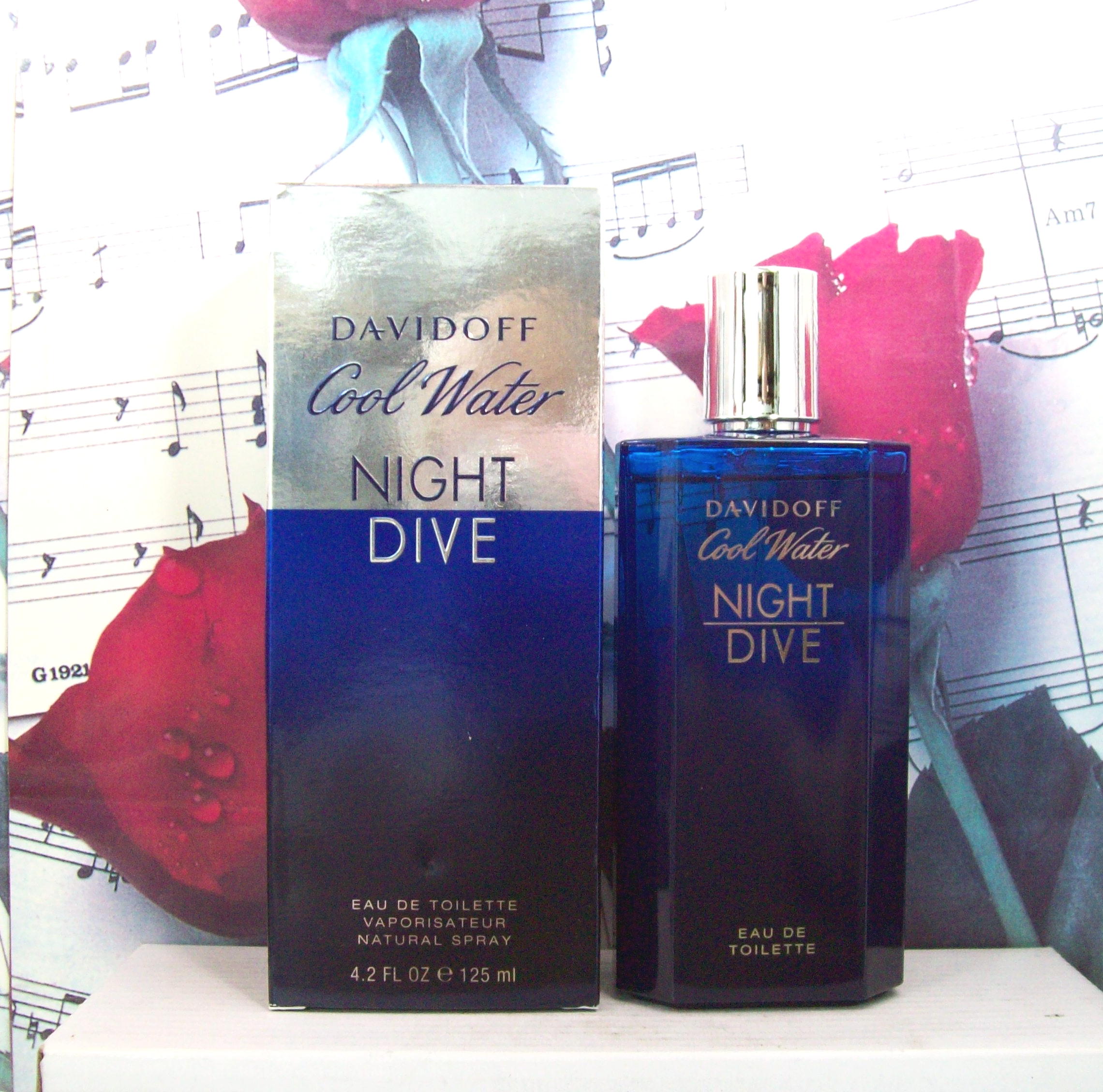 Davidoff Cool Water Night Dive EDT 4.2 OZ bottle front view