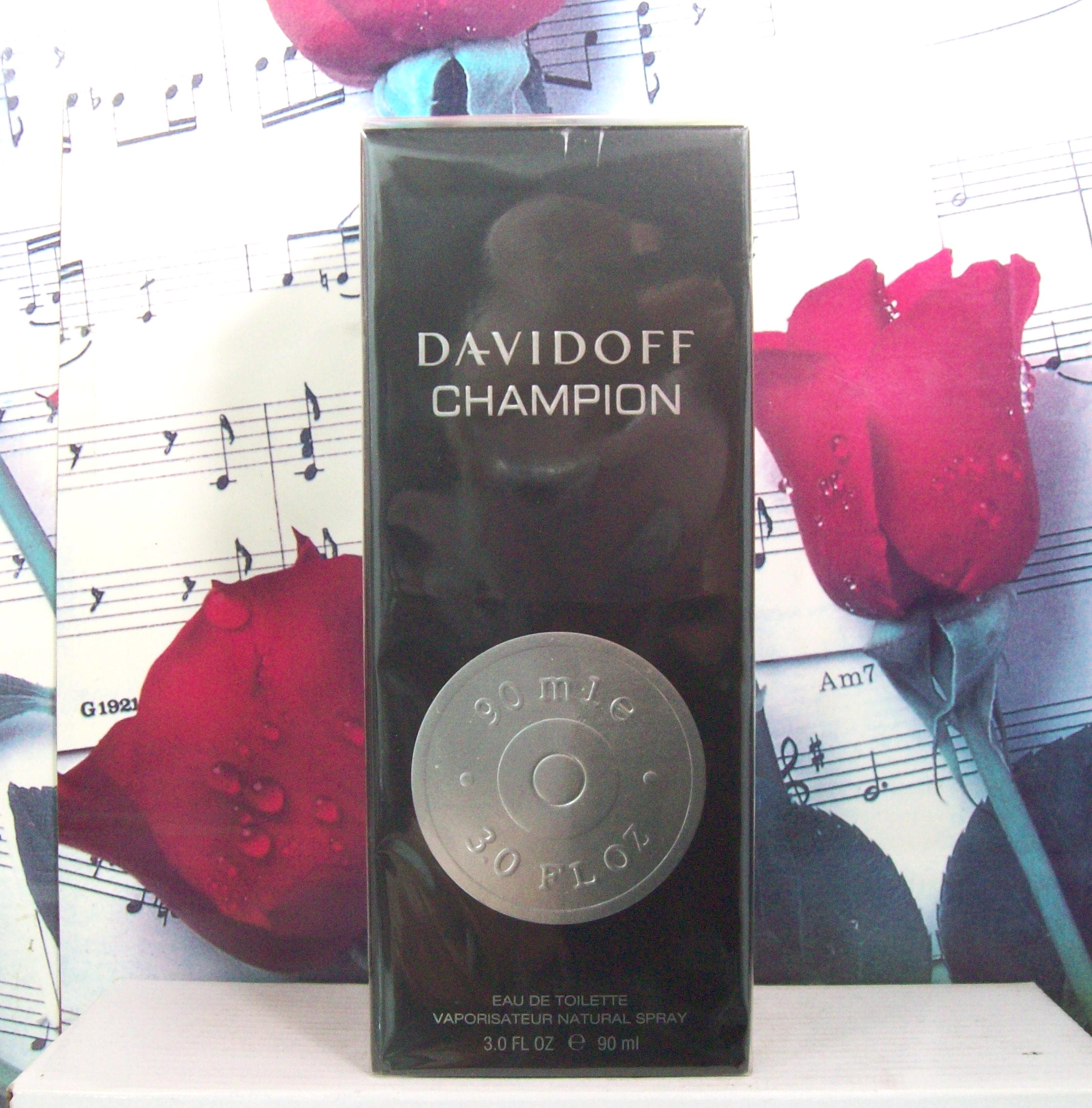 Davidoff Champion 3.0 OZ EDT Spray bottle front view