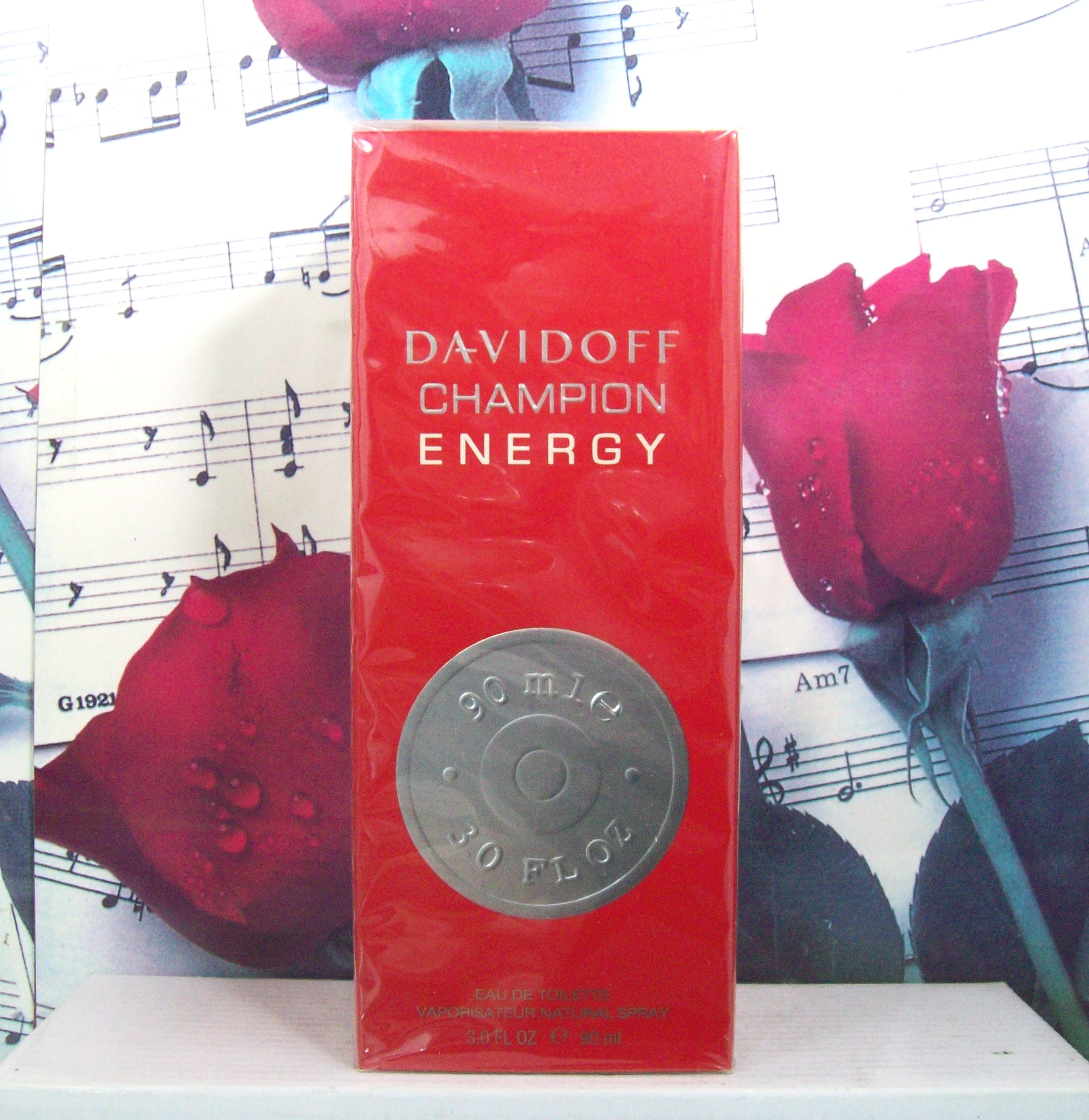 Davidoff Champion Energy 3.0 OZ EDT Spray bottle.