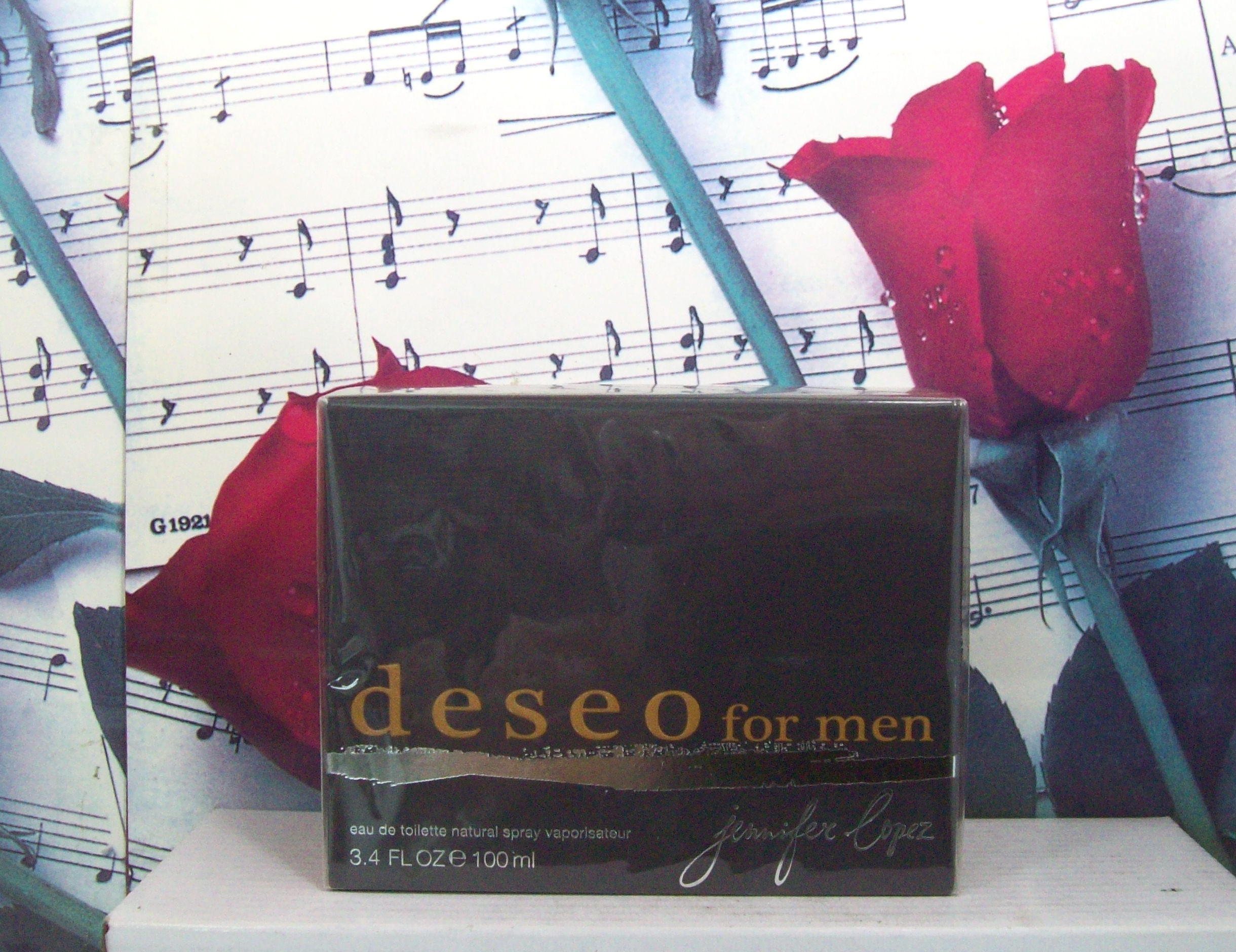 Deseo For Men 3.4 OZ EDT Spray bottle front view
