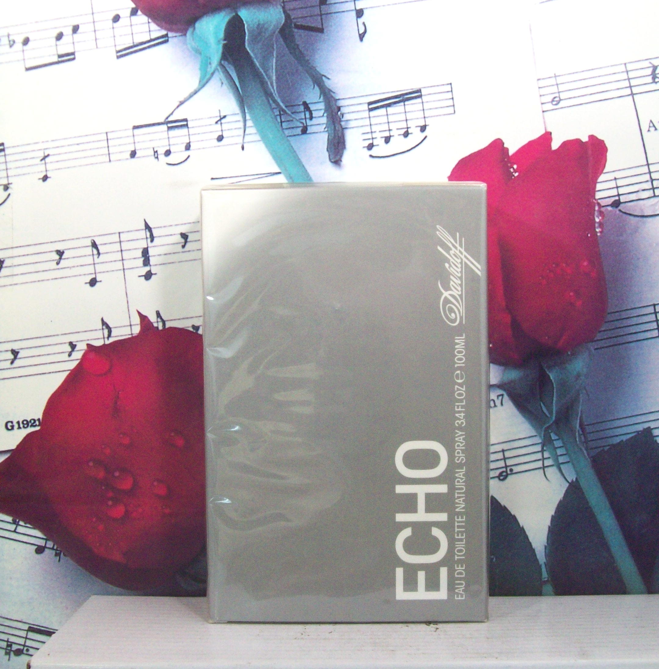 Davidoff Echo For Men EDT Spray bottle front view