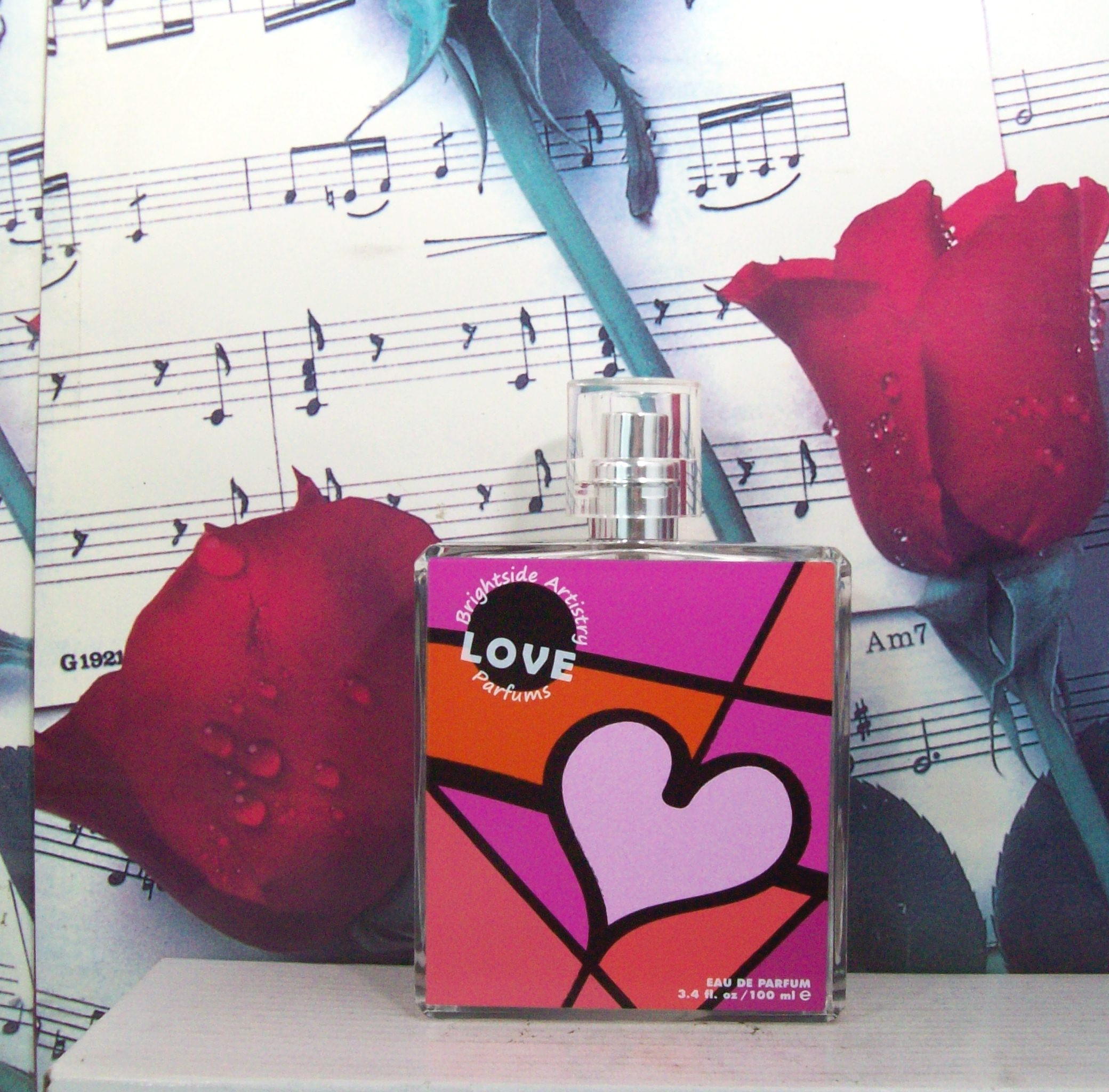 Brightside Artistry Love EDP Spray 3.4 OZ bottle front view