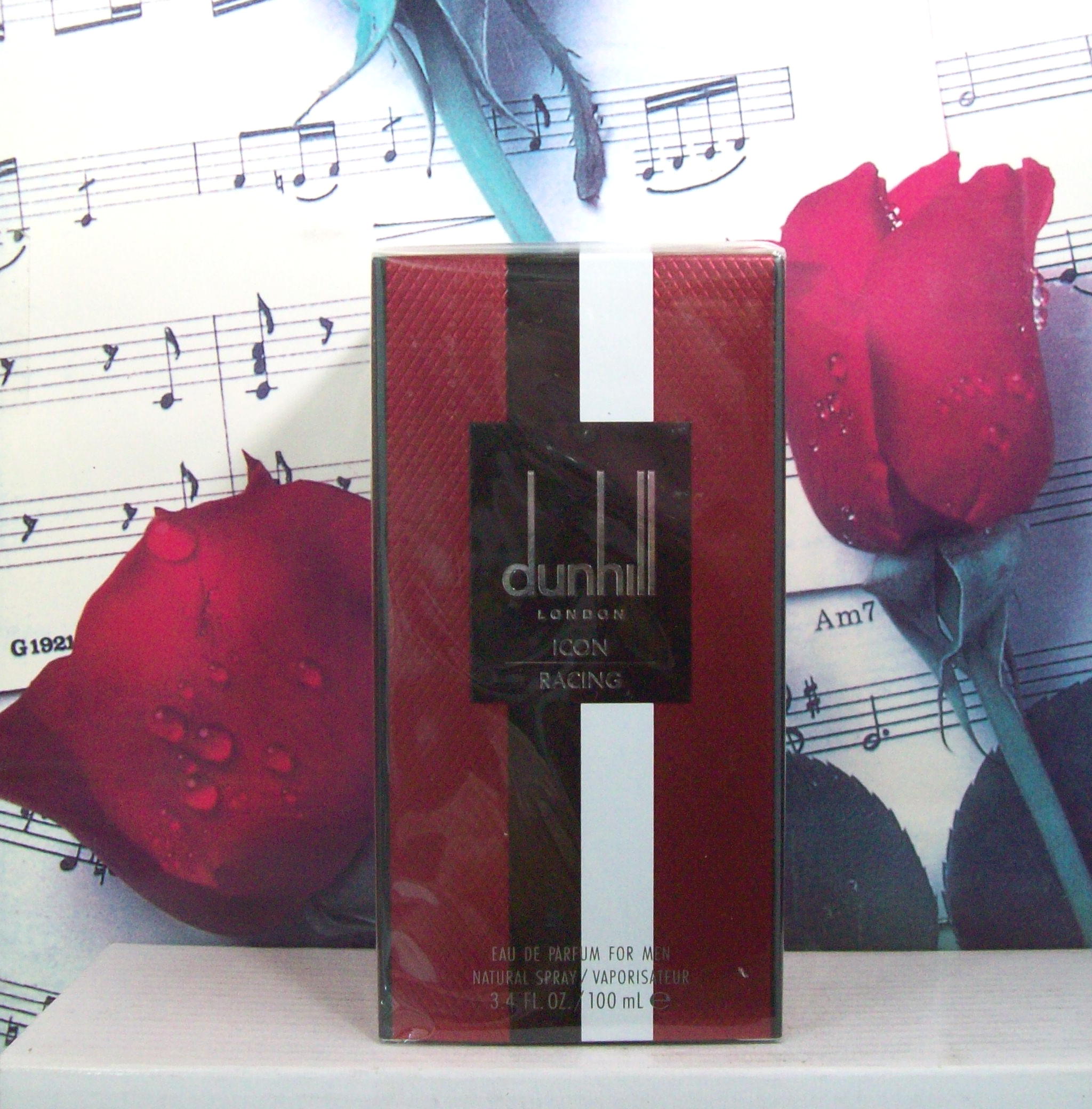 Dunhill Icon Racing Red EDP bottle front view
