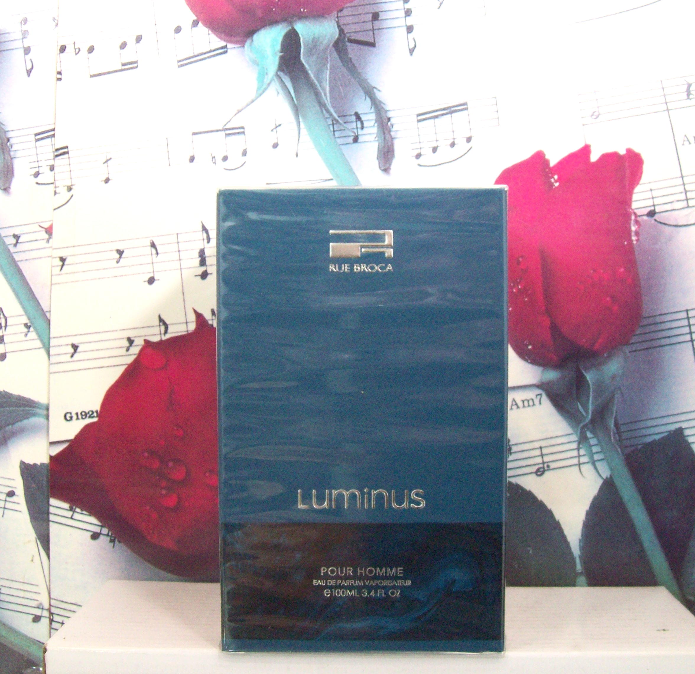 Luminus Pour Homme 3.4 OZ EDP Spray bottle front view