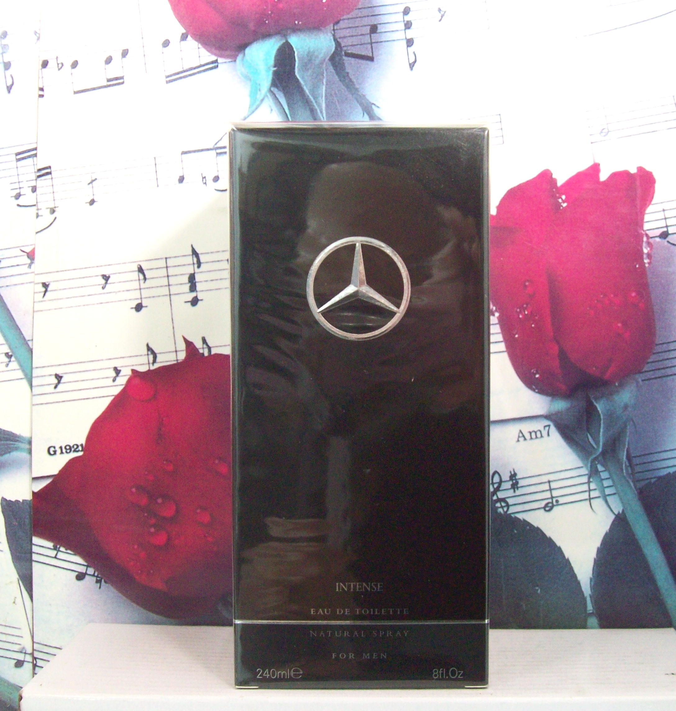 Mercedes Benz Club Intense 8.0 OZ EDP Spray bottle front view