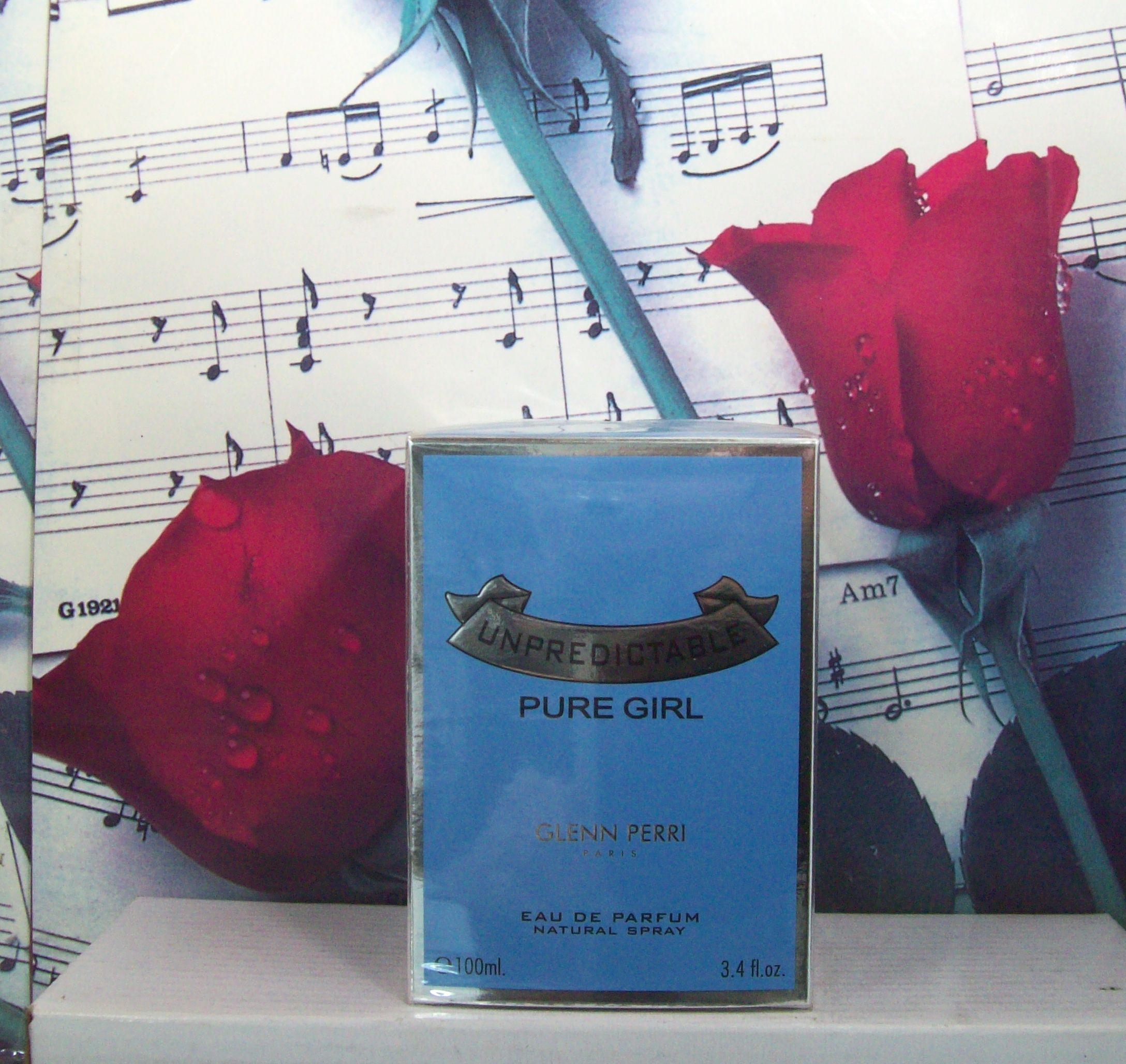 Unpredictable Pure Girl 3.4 OZ EDP Spray bottle front view