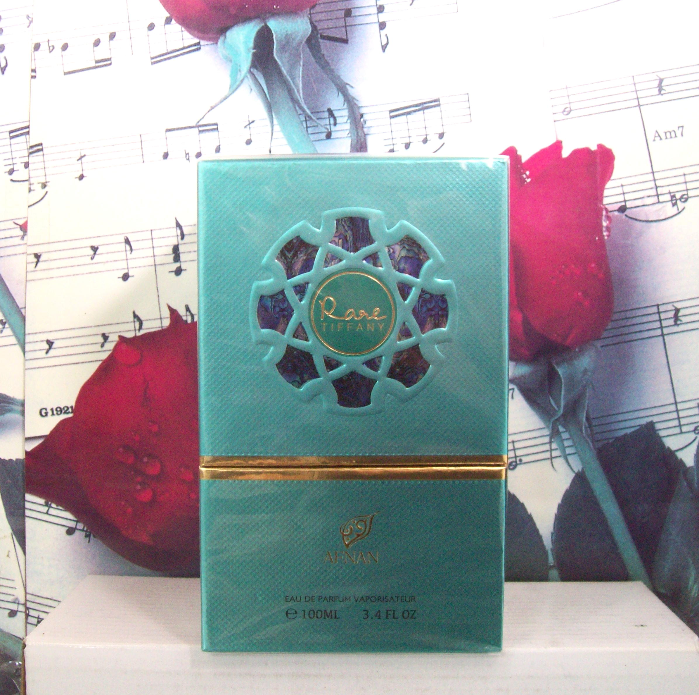 Afnan Rare Tiffany EDP Spray 3.4 oz perfume bottle front view