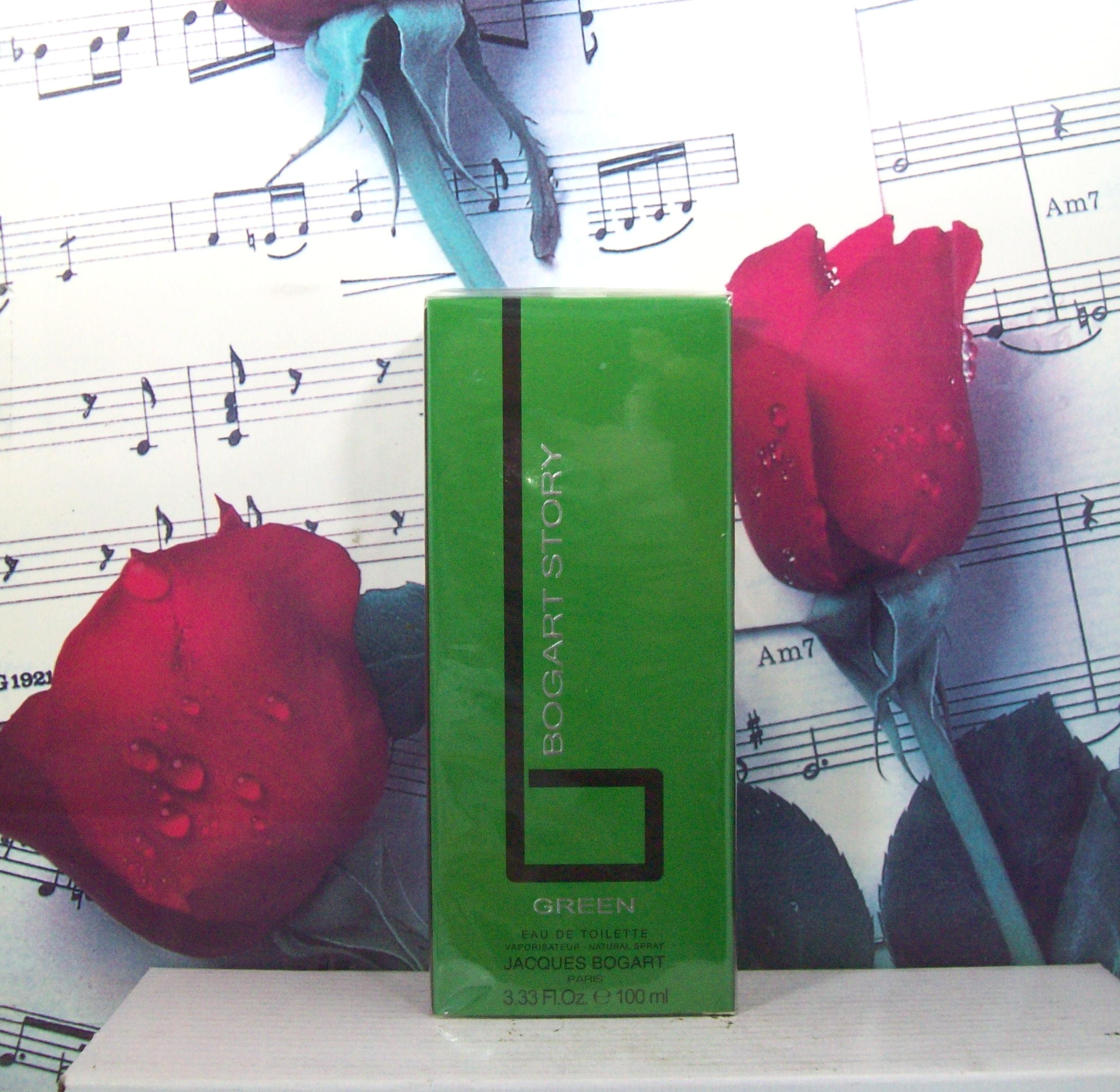Bogart Story Green 3.33 OZ EDT Spray bottle front view
