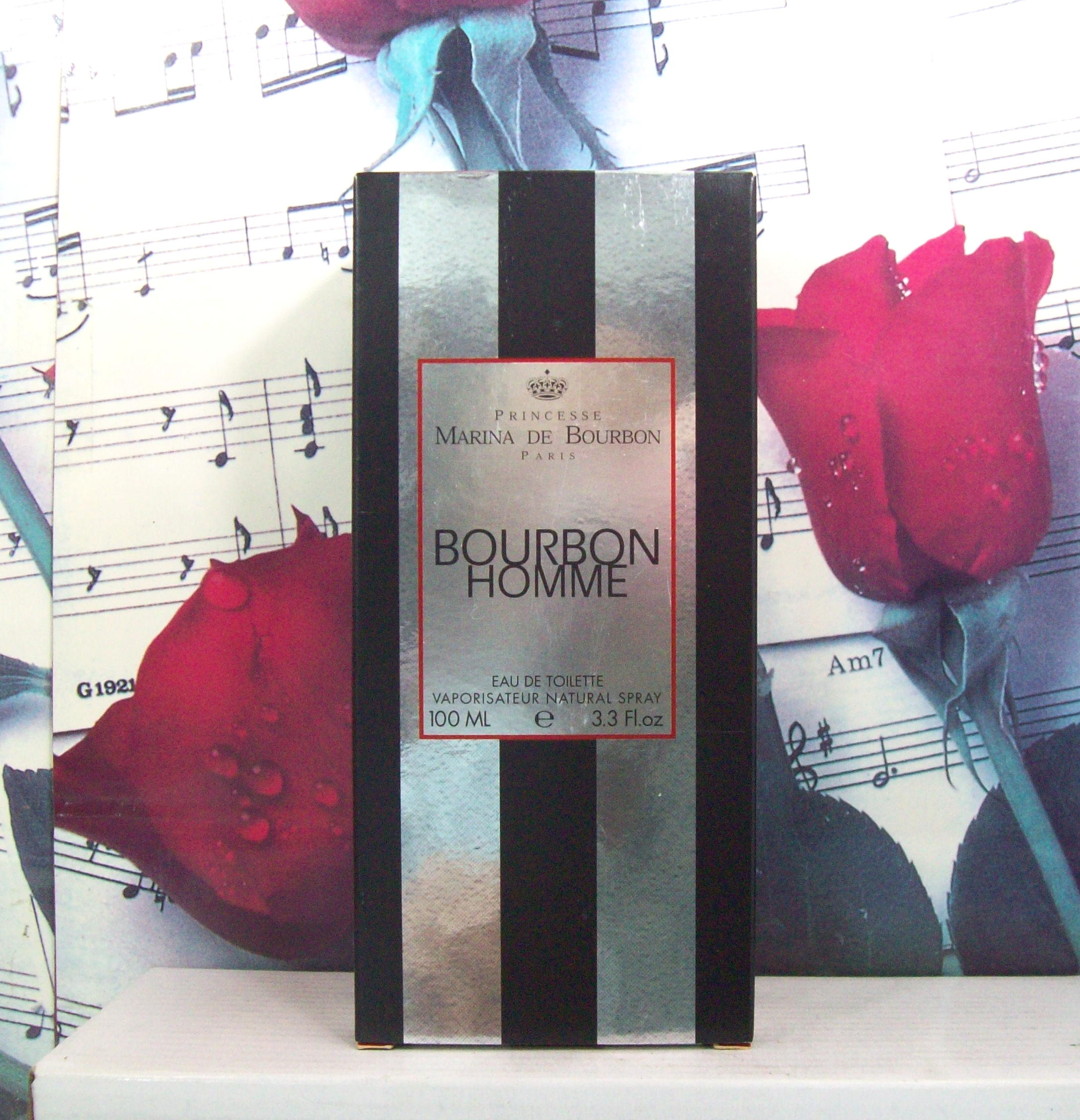 Bourbon Homme EDT Spray 3.3 OZ bottle front view
