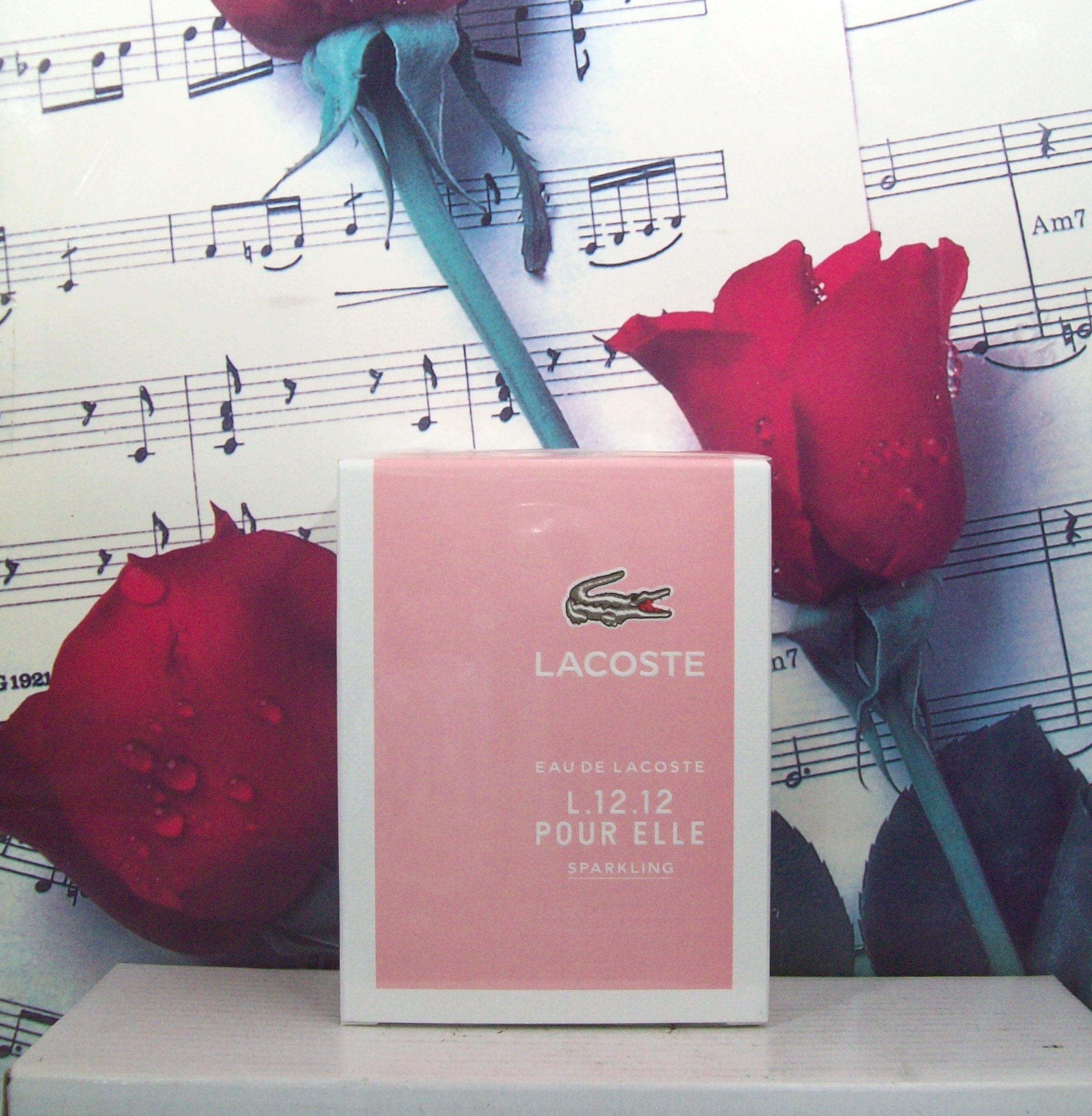 Eau De Lacoste L.12.12 Pour Elle Sparkling 3.0 EDT Spray bottle front view