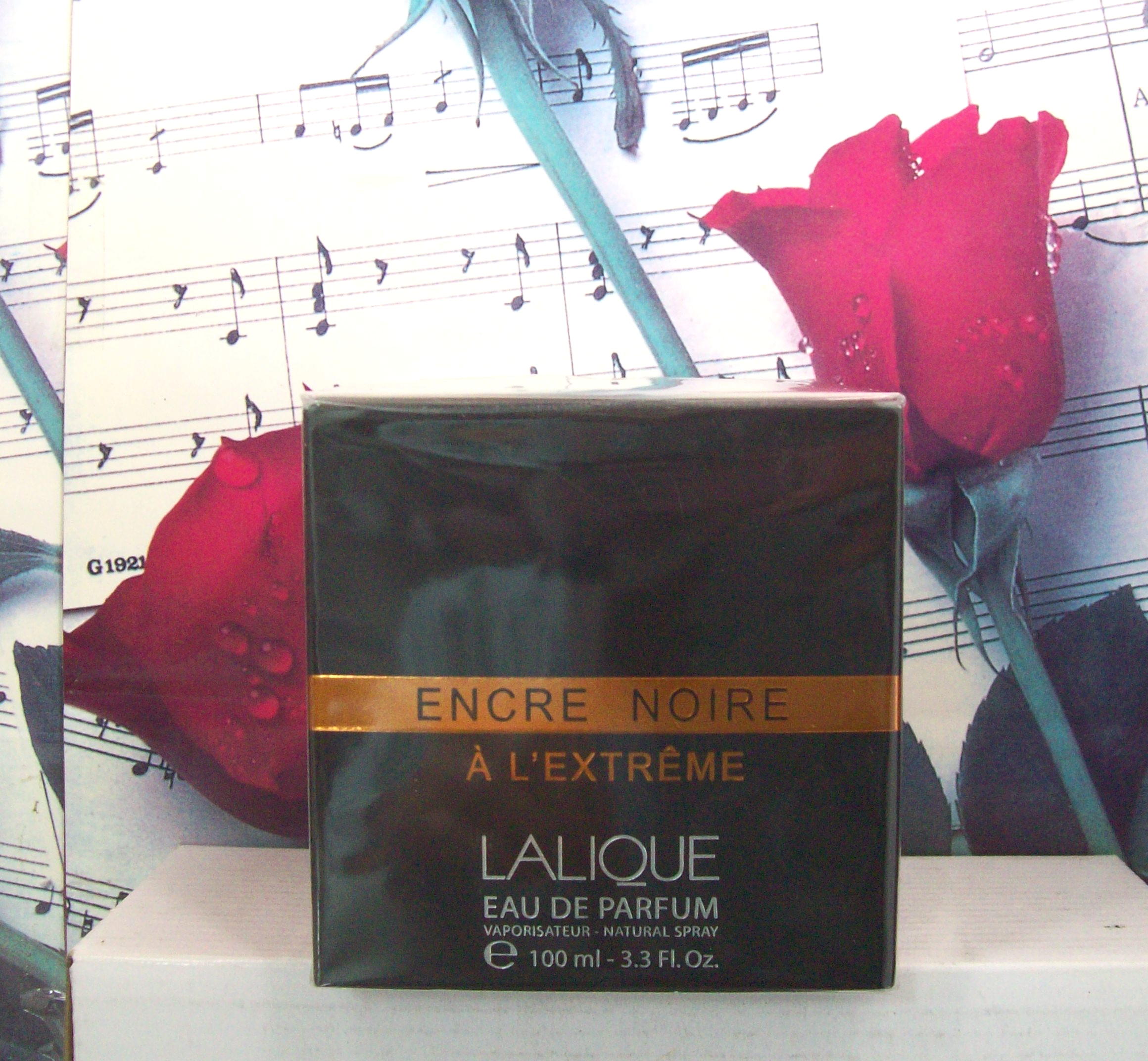 Lalique Encre Noire A L'Extreme EDP 3.3 OZ bottle front view