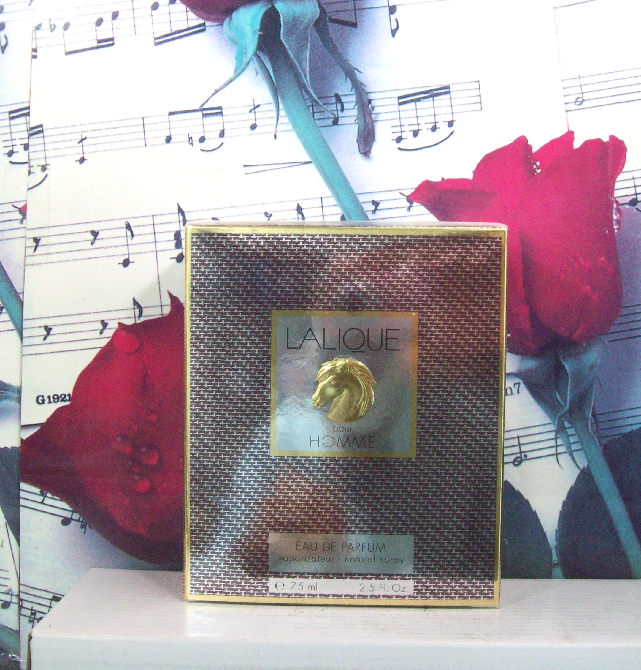 Lalique Equus Pour Homme 2.5 OZ EDP Spray bottle front view