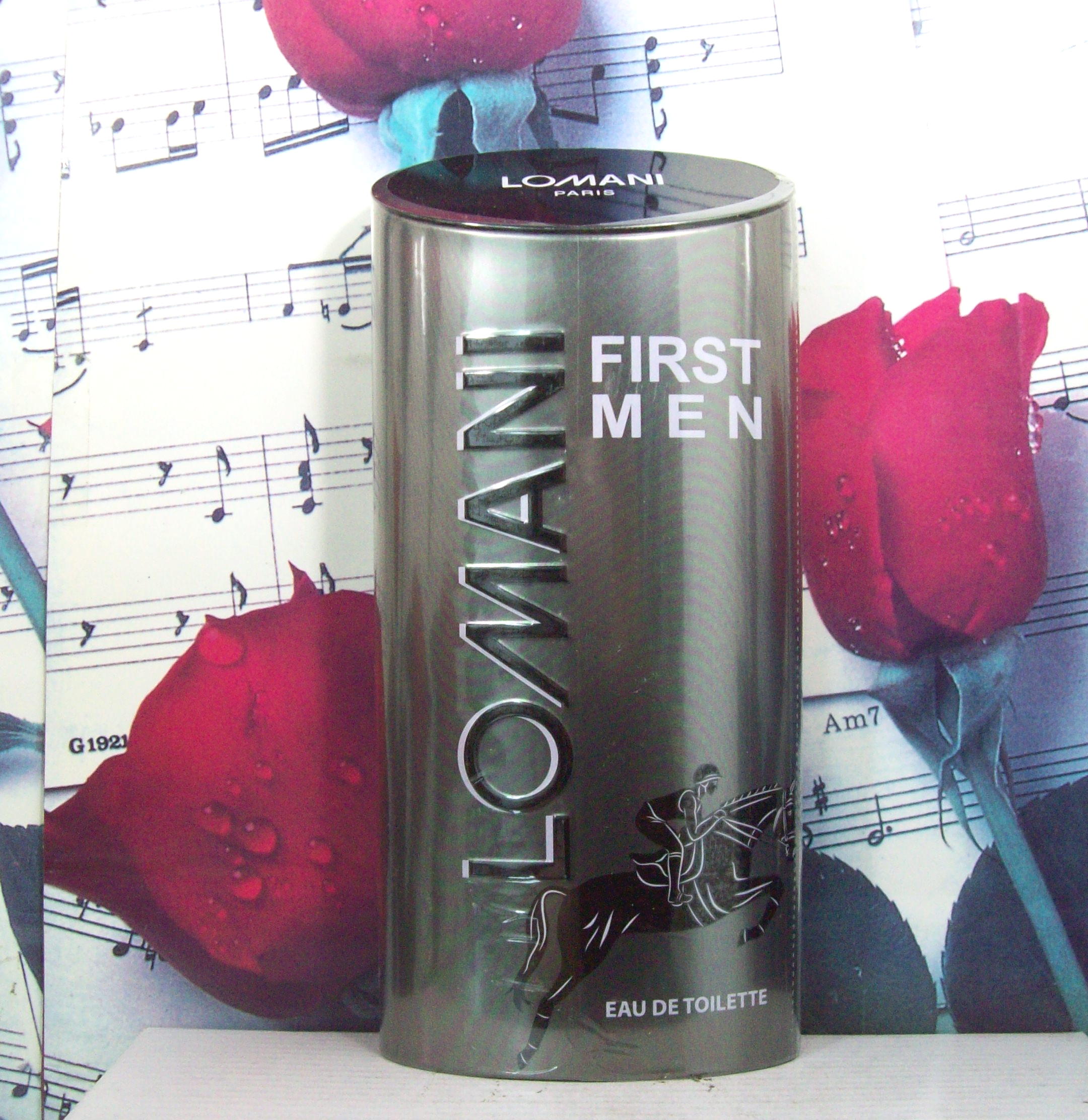 Lomani First Men 3.3 OZ EDT Spray bottle front view