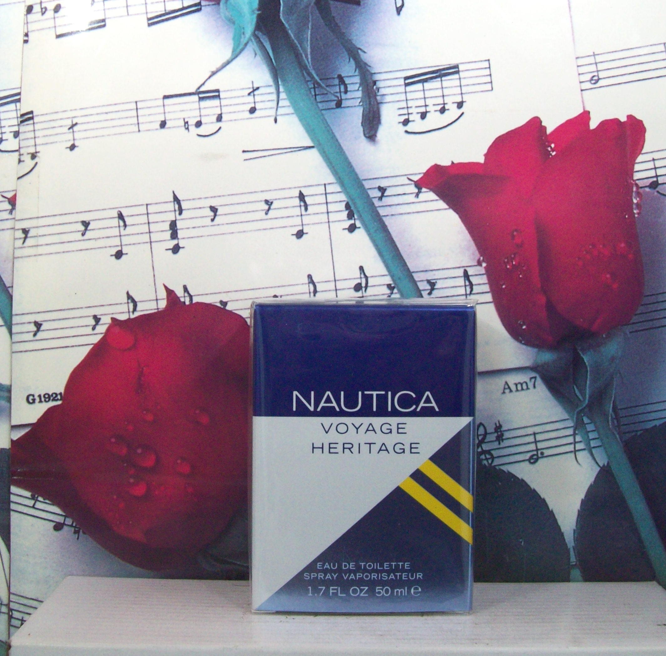 Nautica Voyage Heritage EDT 1.7 oz spray bottle front view