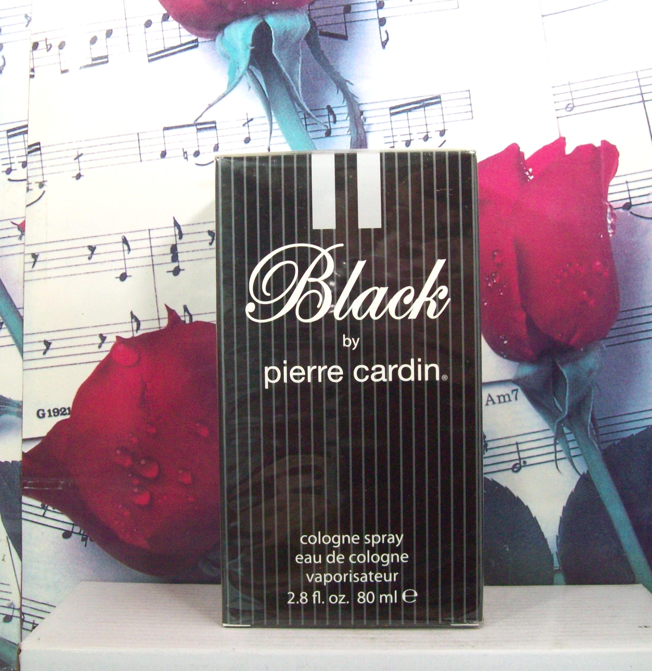 Black By Pierre Cardin EDC Spray 2.8 OZ bottle front view