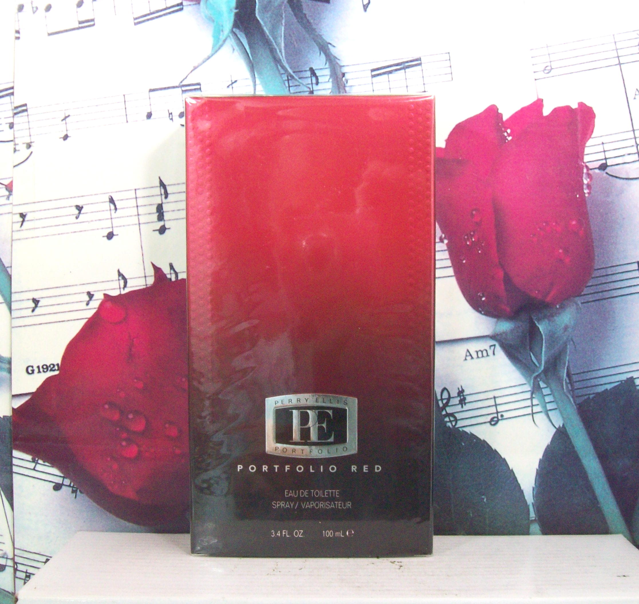 Perry Ellis Portfolio Red EDT 3.4 OZ bottle front view