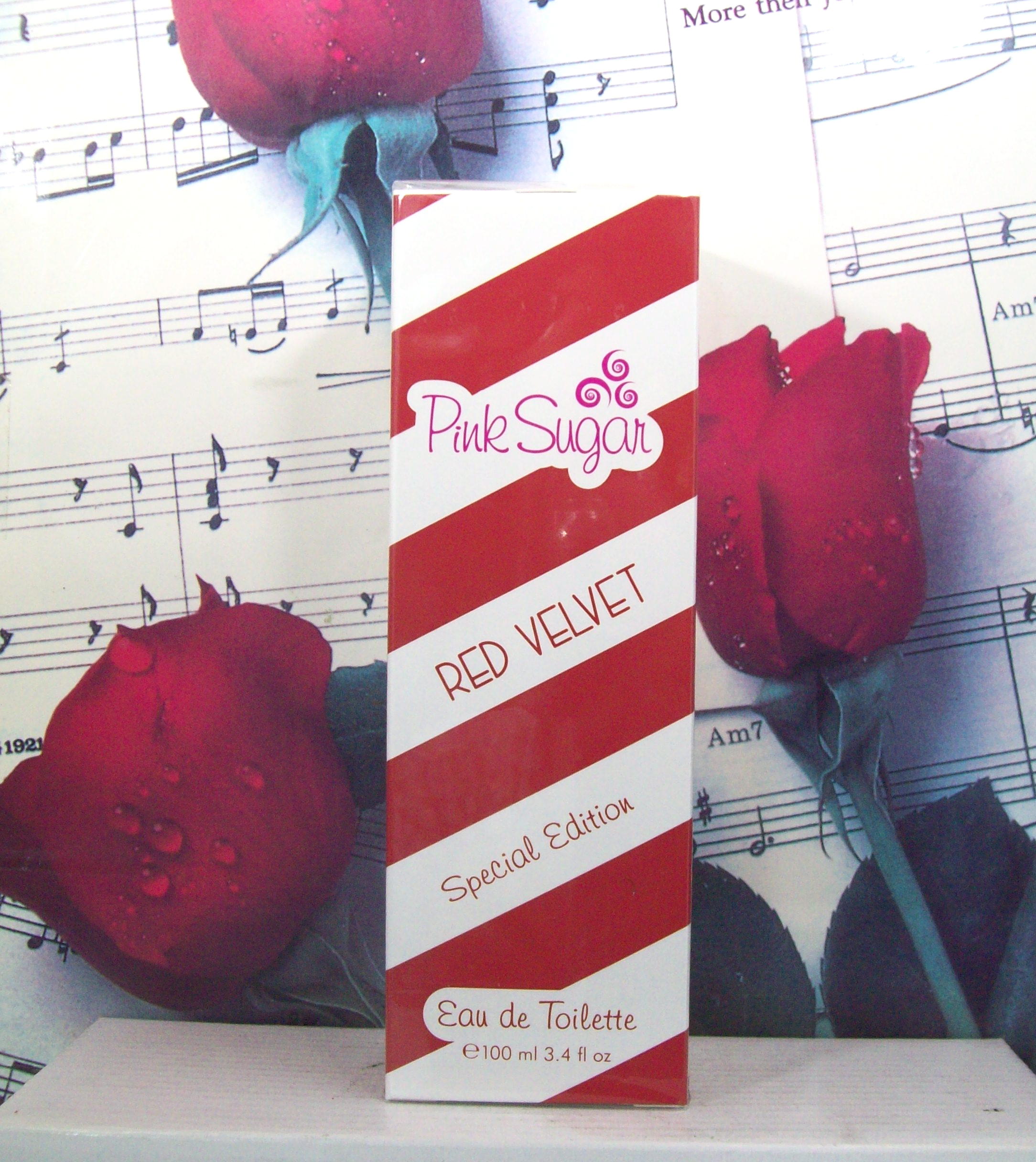 Pink Sugar Red Velvet Special Edition EDT 3.4 OZ bottle front view
