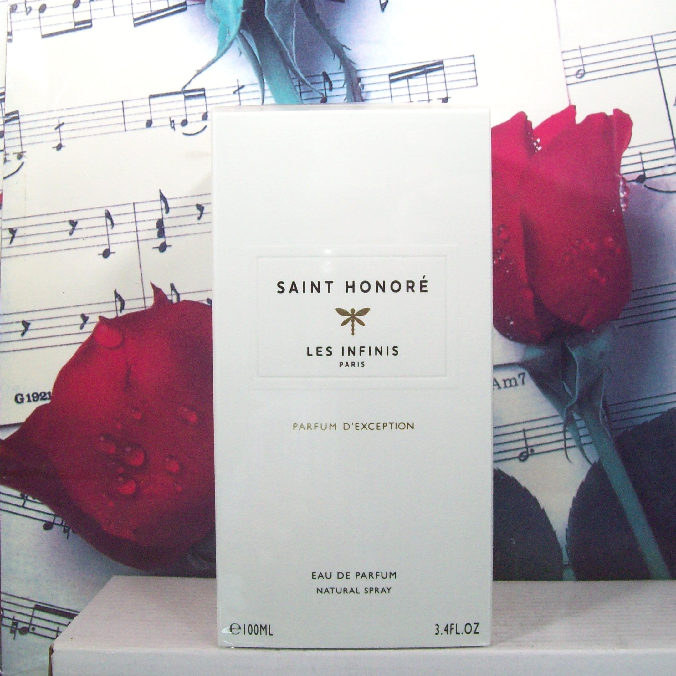 Parade de Nuit Eau de Parfum bottle with elegant black and gold design