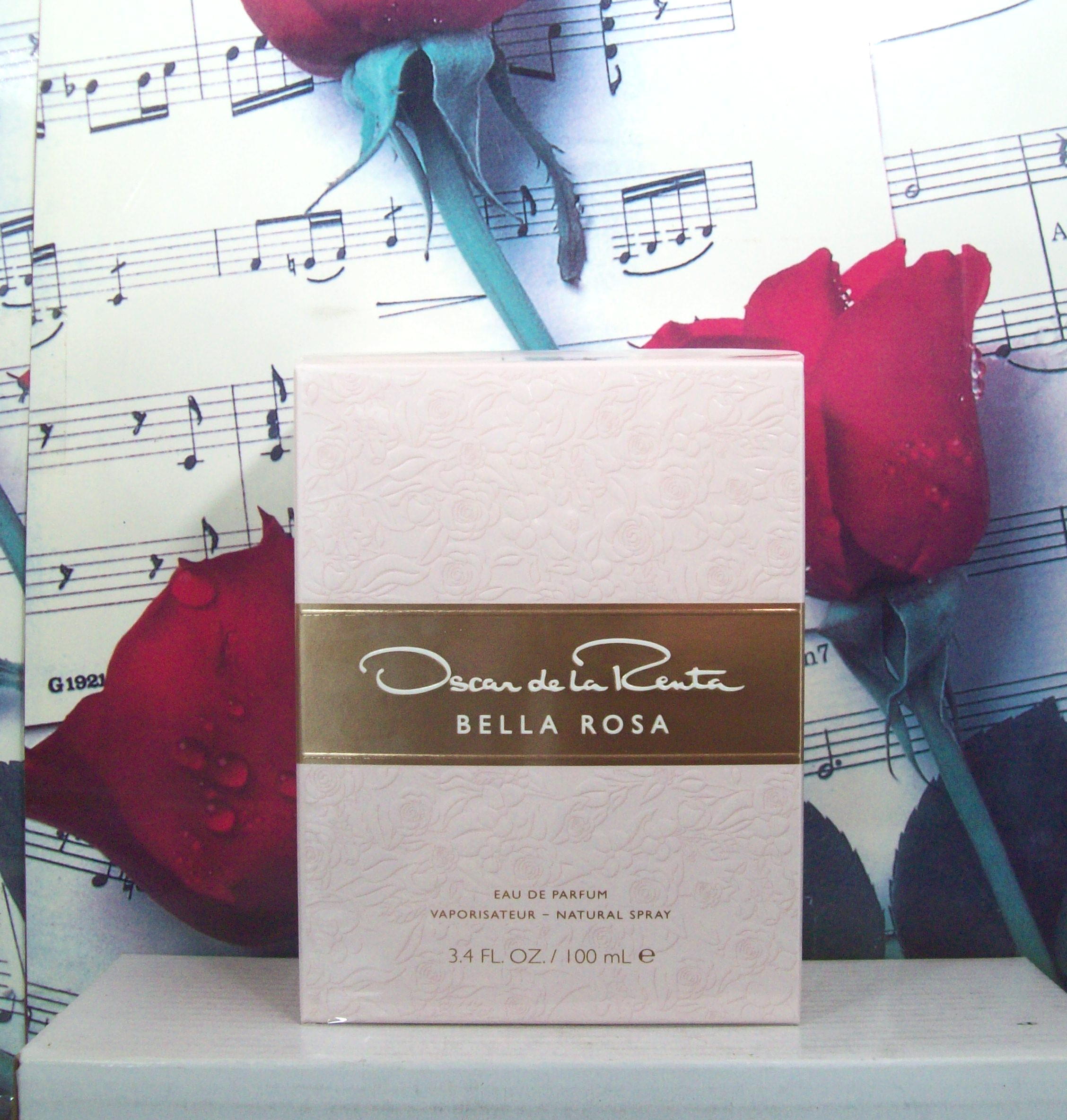 Oscar De La Renta Bella Rosa EDP 3.4 OZ perfume bottle