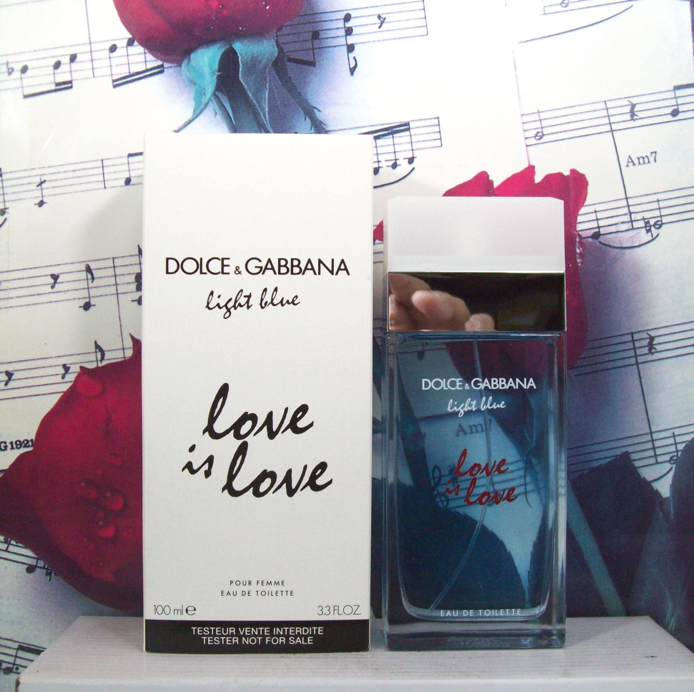 Dolce & Gabbana Light Blue Love Is Love 3.3 OZ EDT bottle front