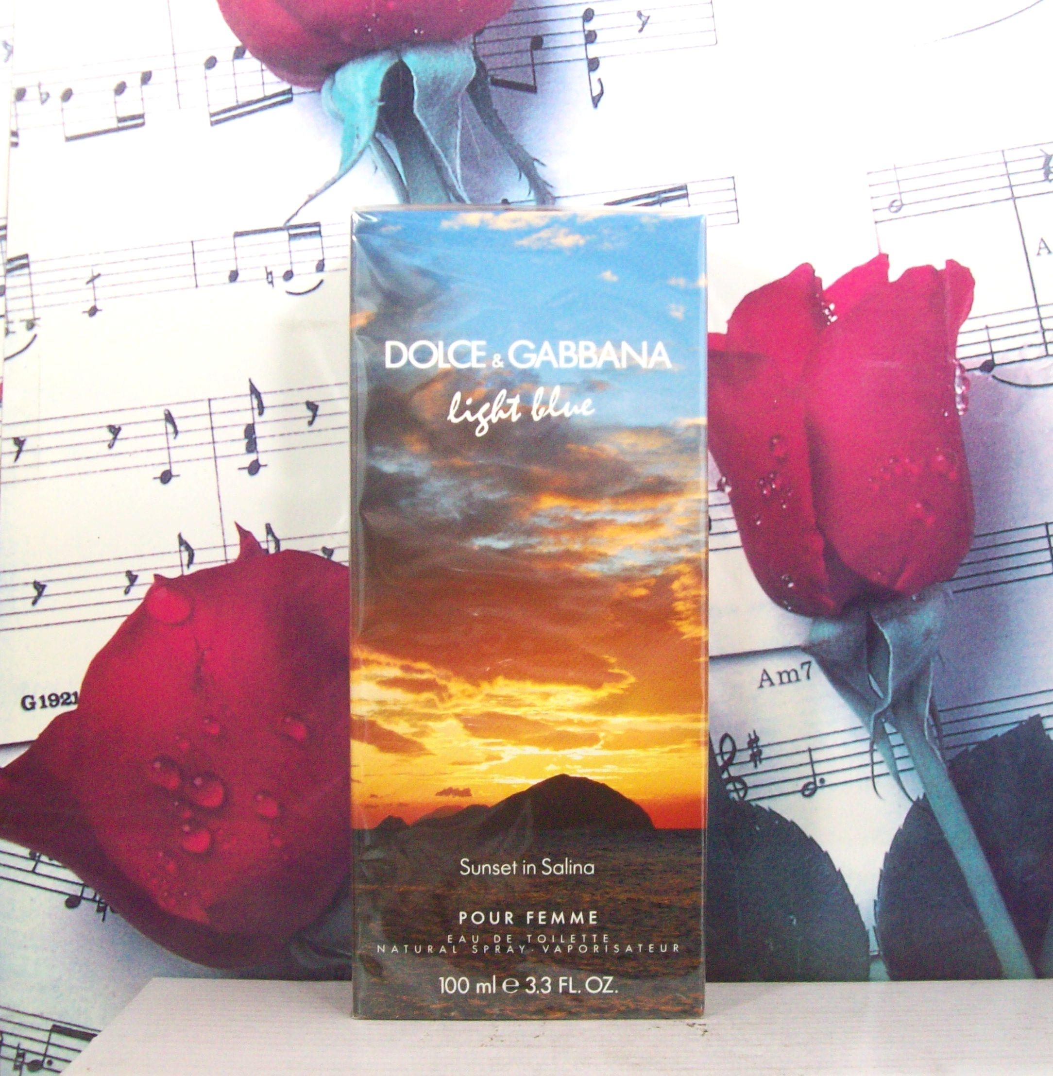 Dolce & Gabbana Light Blue Sunset In Salina Pour Femme 3.3 OZ EDT Spray bottle