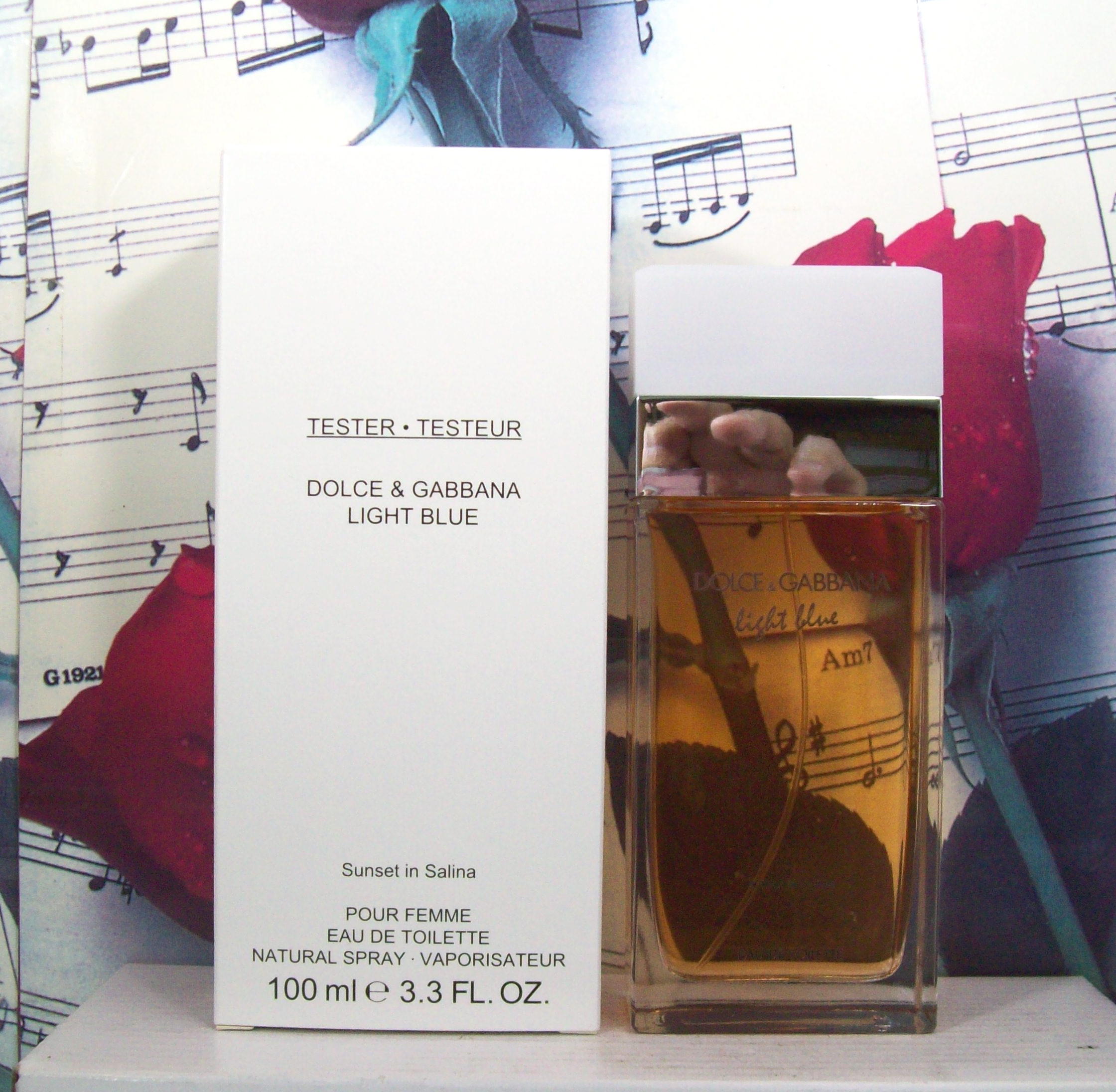 Dolce & Gabbana Light Blue Sunset In Salina EDT 3.3 OZ bottle