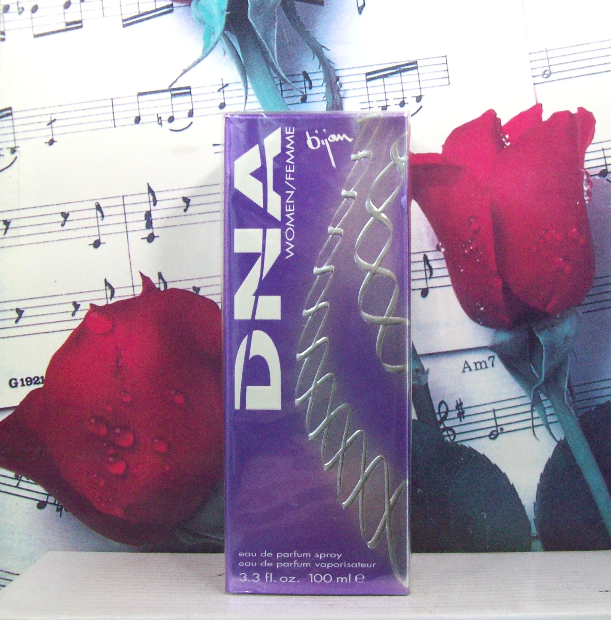 Front view of DNA By Bijan For Women 3.3 OZ EDP Spray bottle