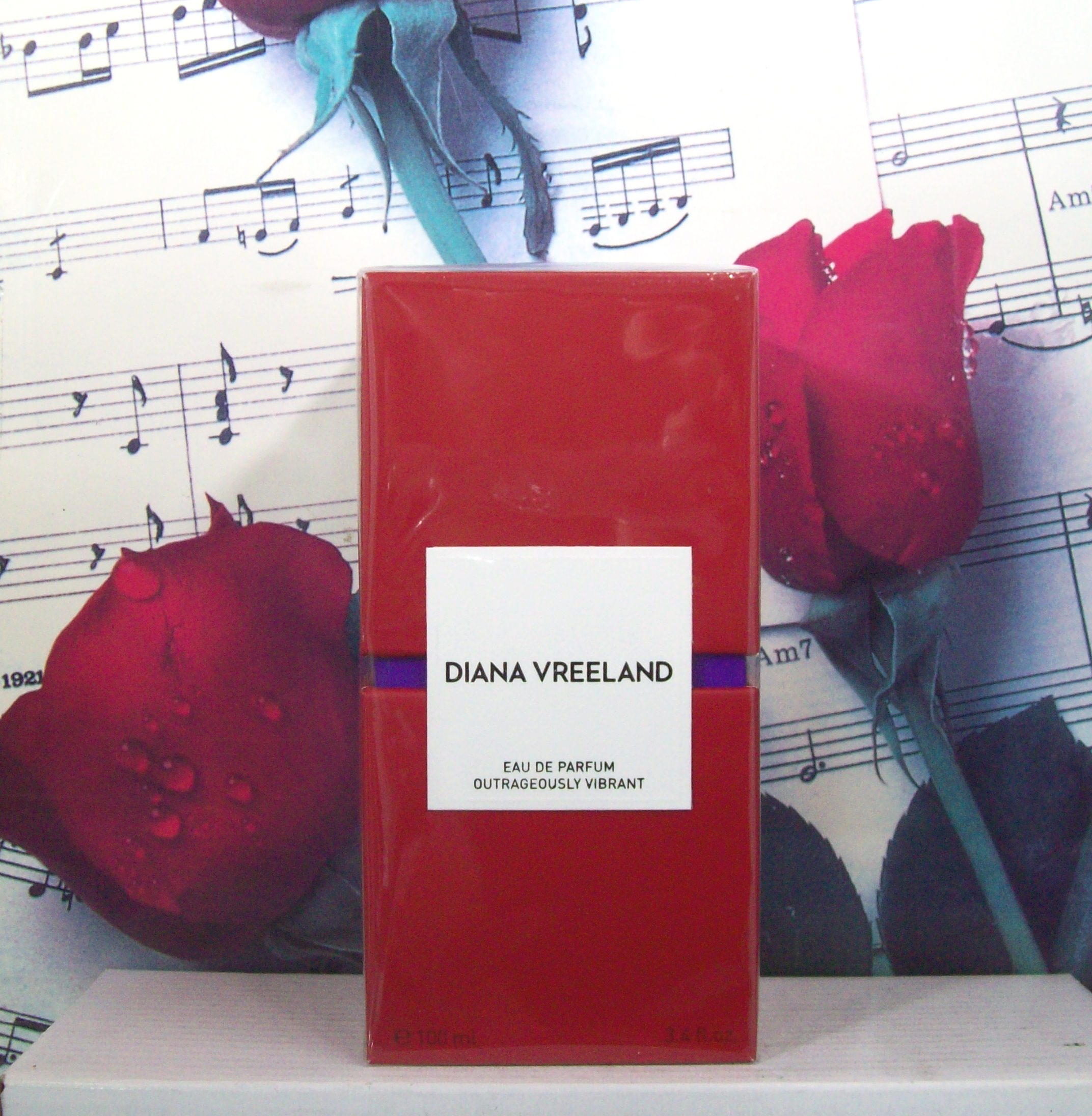 Diana Vreeland Outrageously Vibrant Perfume 3.4 OZ bottle