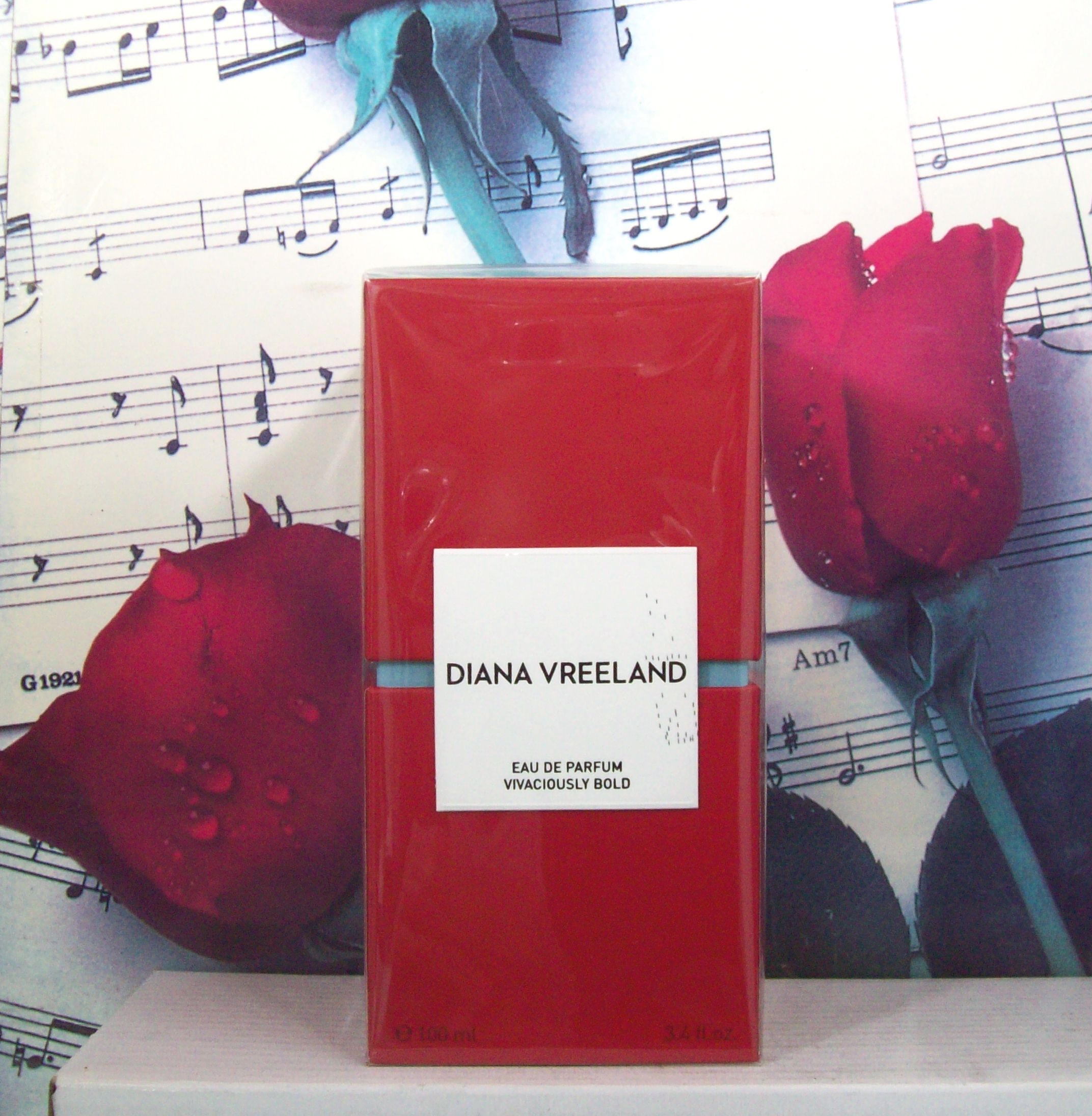 Diana Vreeland Vivaciously Bold Perfume 3.4 OZ bottle front view