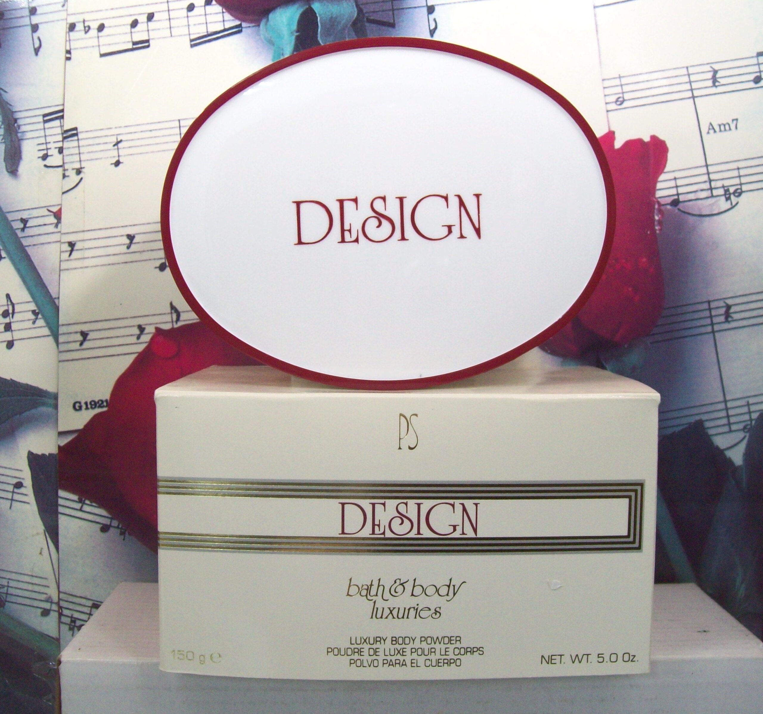 PS Design 5.0 OZ. Luxury Body Powder bottle on white background