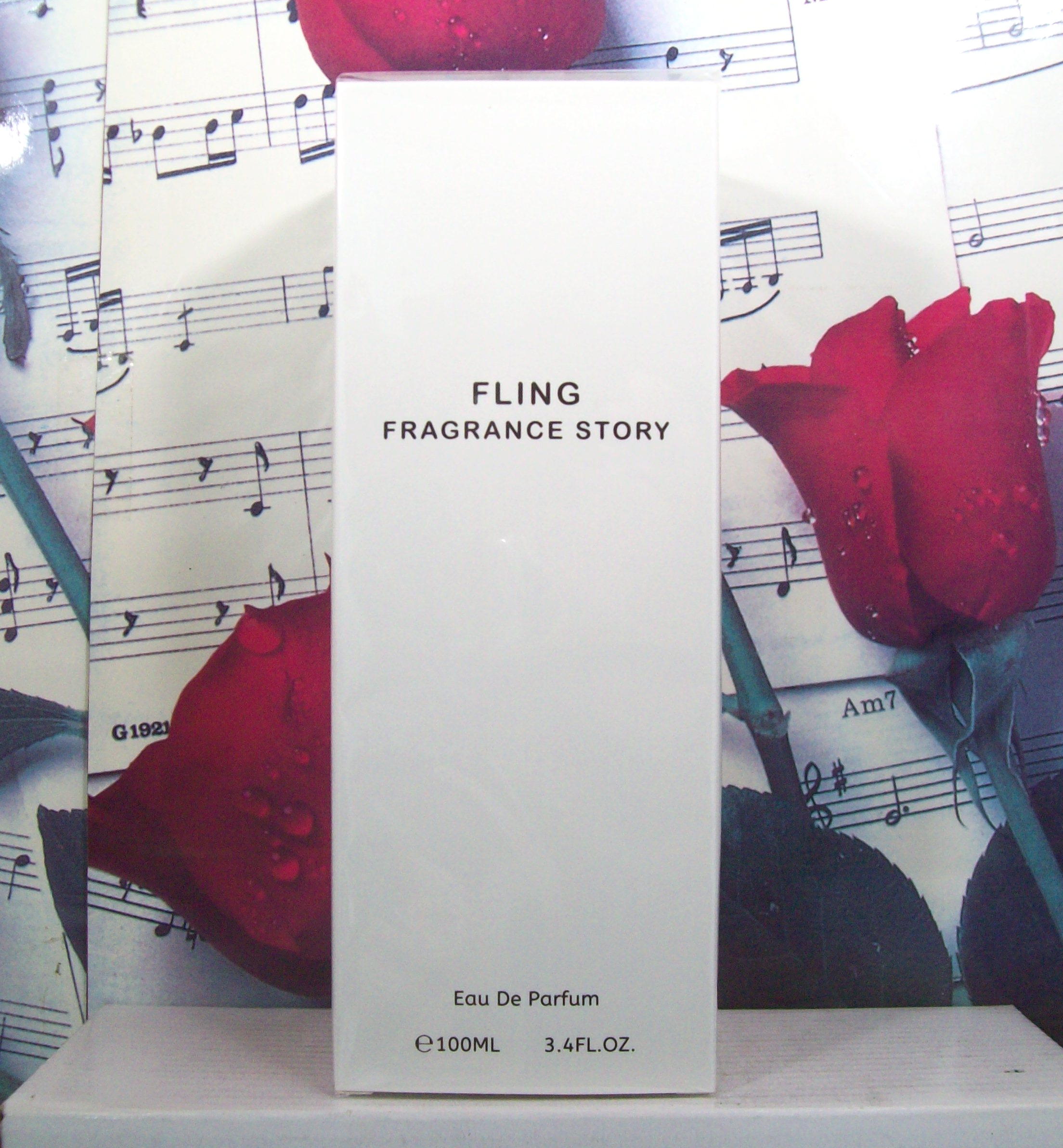 Fling By Fragrance Story 3.4 OZ. EDP Spray bottle front view
