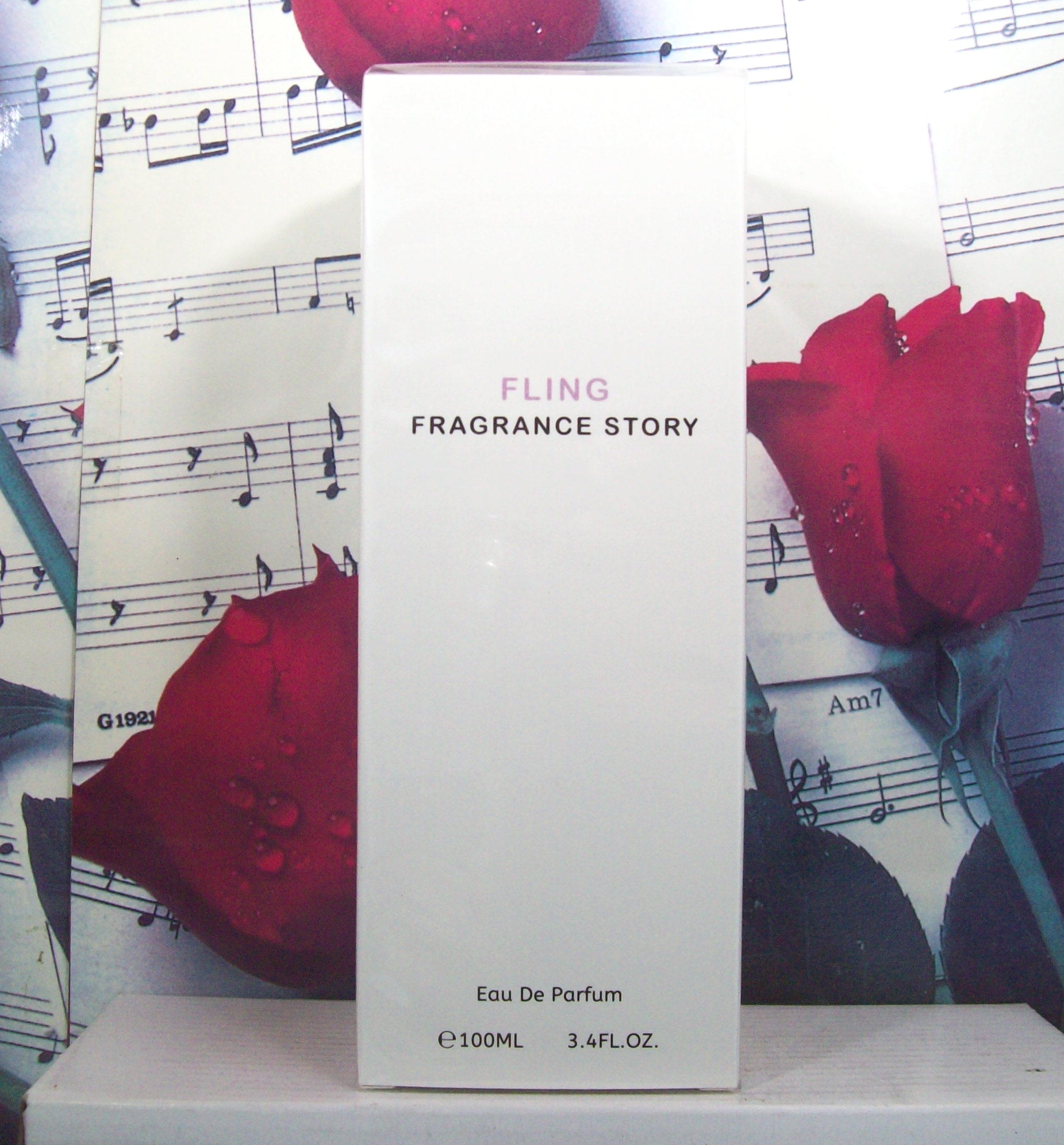 Fling By Fragrance Story 3.4 OZ EDP Spray perfume bottle front view