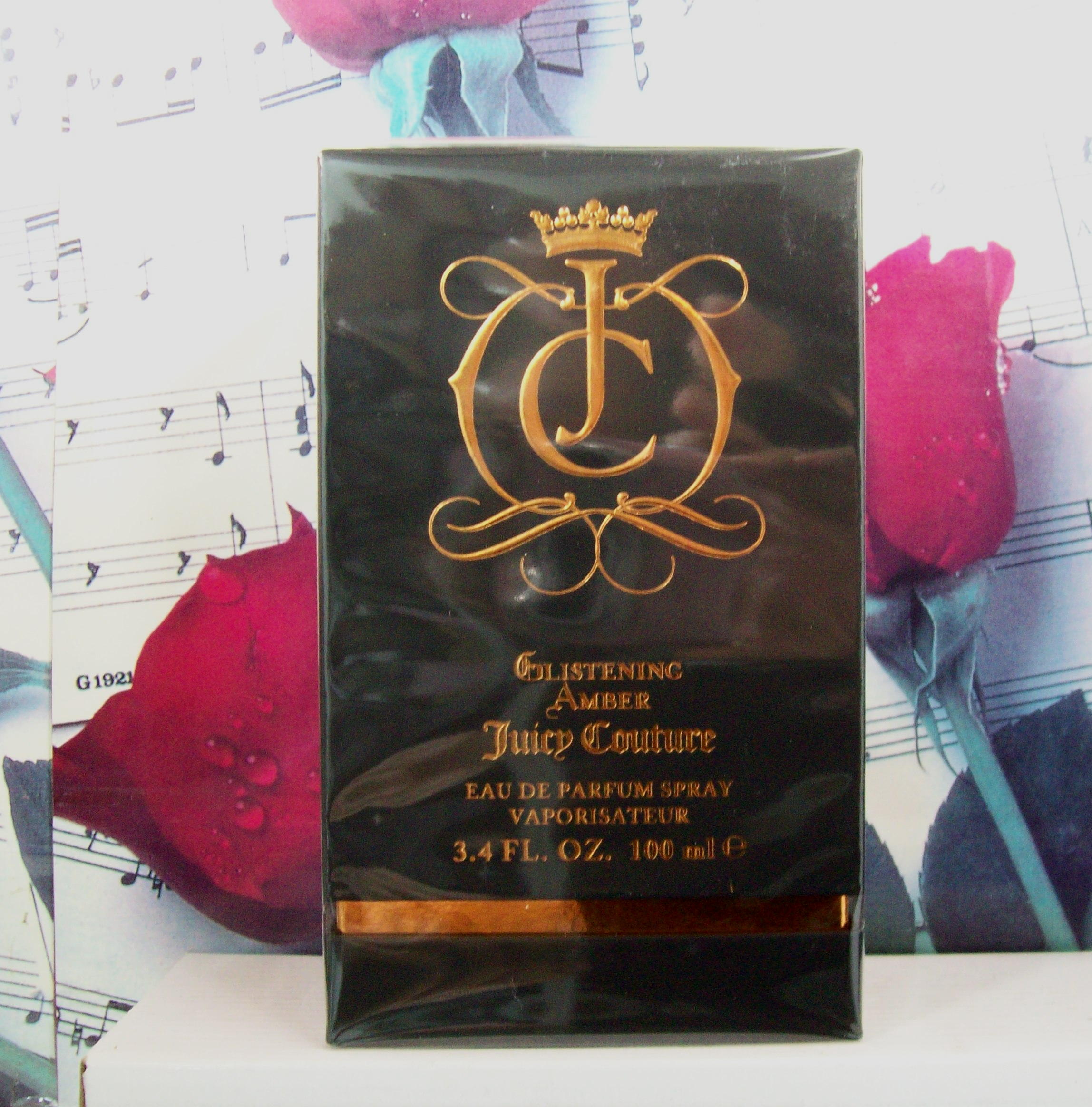 Glistening Amber 3.4 OZ EDP Spray bottle front view