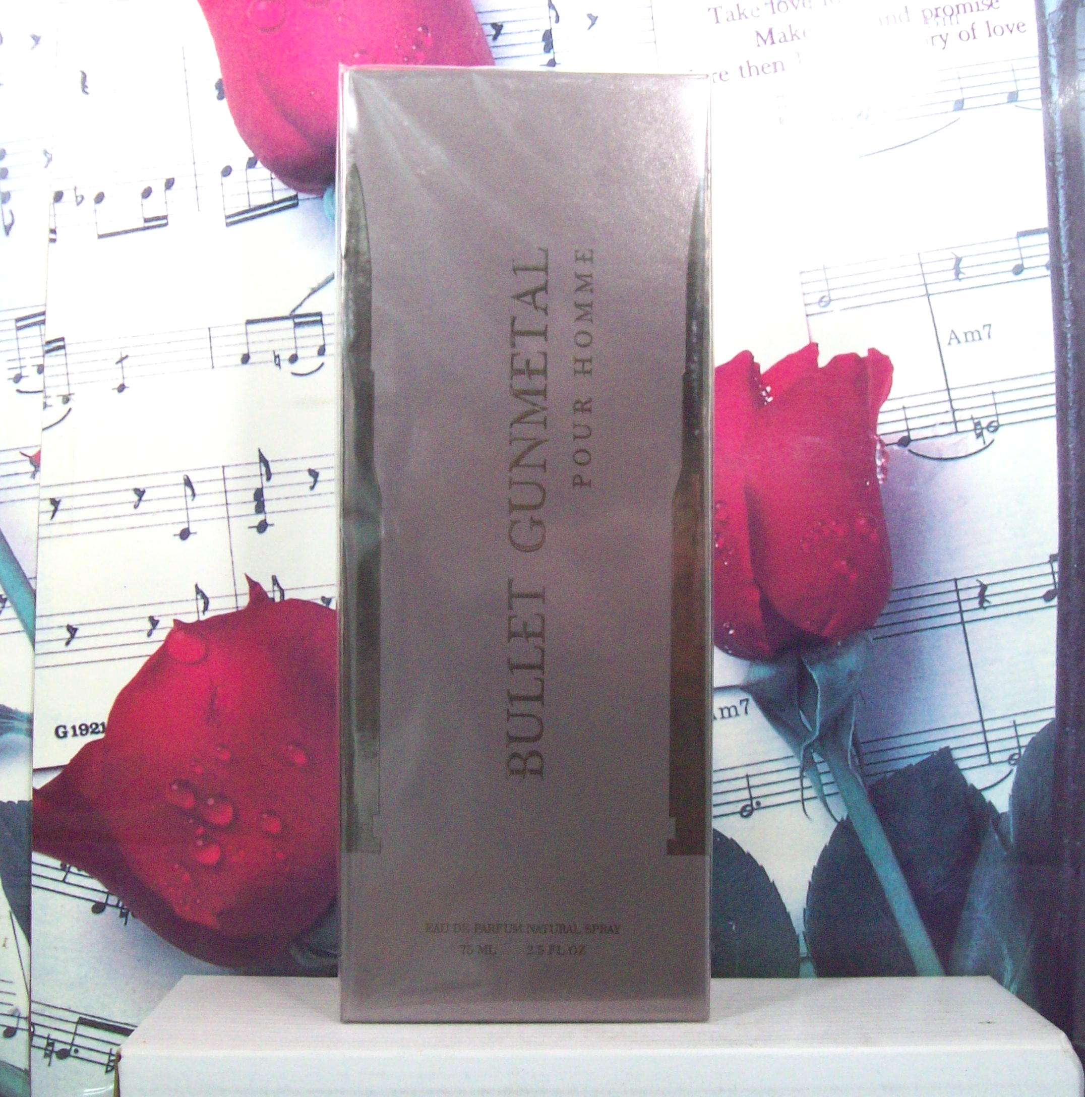 Bullet Gunmetal Pour Homme EDP 2.5 OZ fragrance bottle