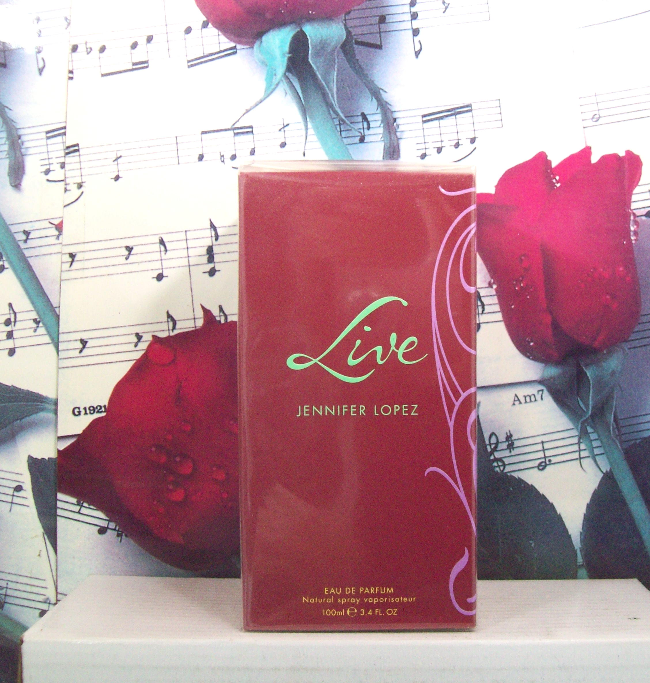 Live By Jennifer Lopez 3.4 OZ EDP Spray bottle front view