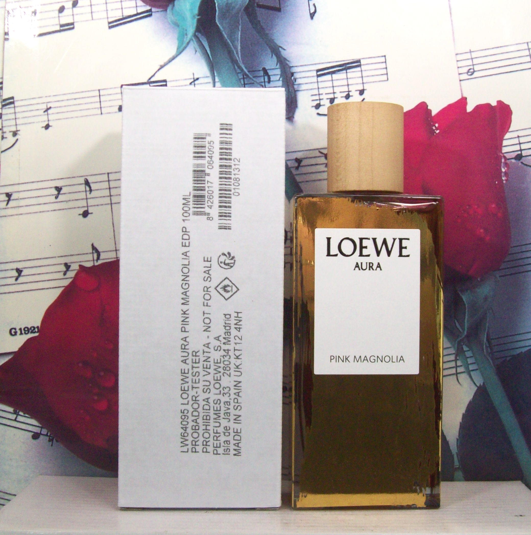 Loewe Aura Pink Magnolia 3.4 OZ. EDP Spray bottle front view