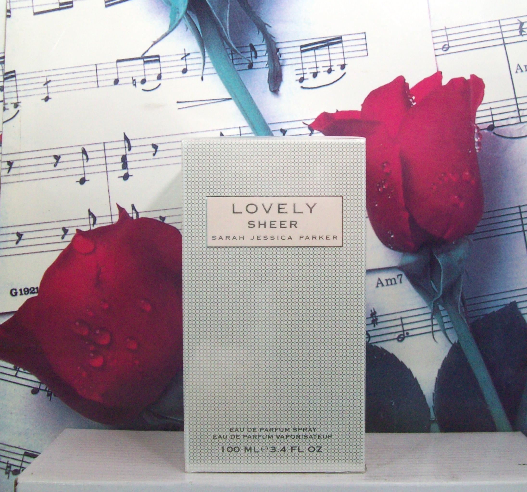 lovely sheer 3.4 oz edp spray bottle front view