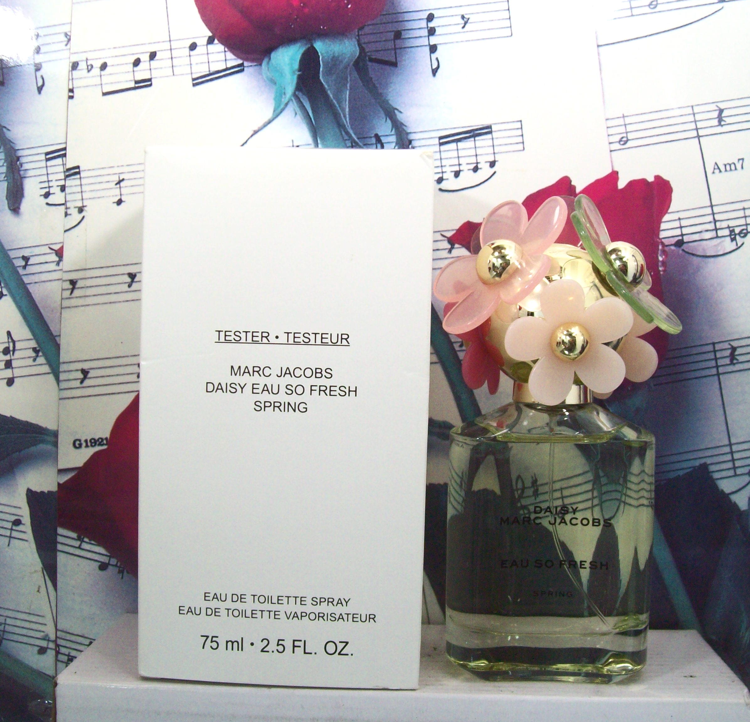 Marc Jacobs Daisy Eau So Fresh Spring 2.5 OZ EDT Spray bottle front view